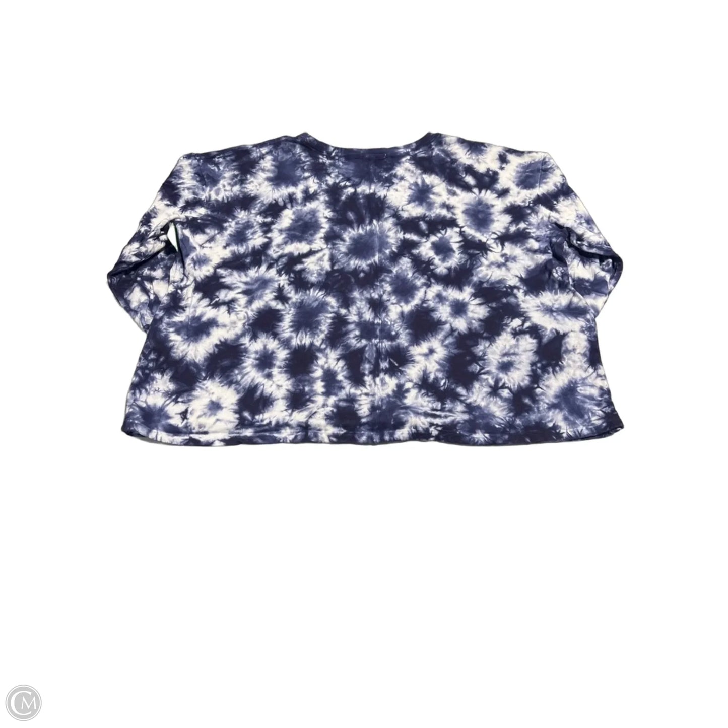 Top Long Sleeve Basic By Cj Banks In Blue, Size: 2x