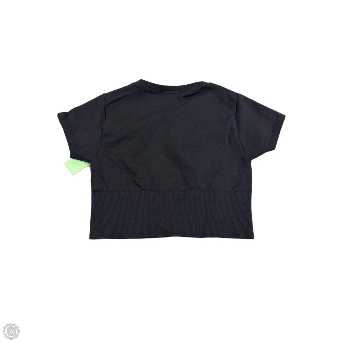 Athletic Top Short Sleeve By Aerie In Black, Size: Xs