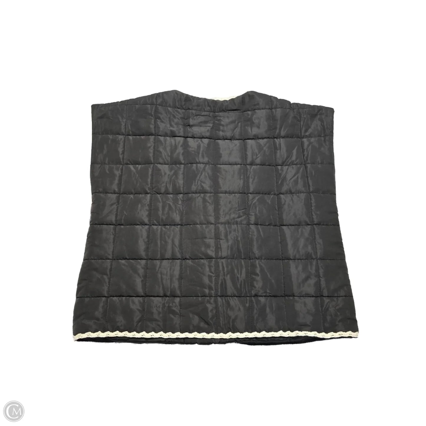 Vest Faux Fur & Sherpa By Annie In Black, Size: Xl
