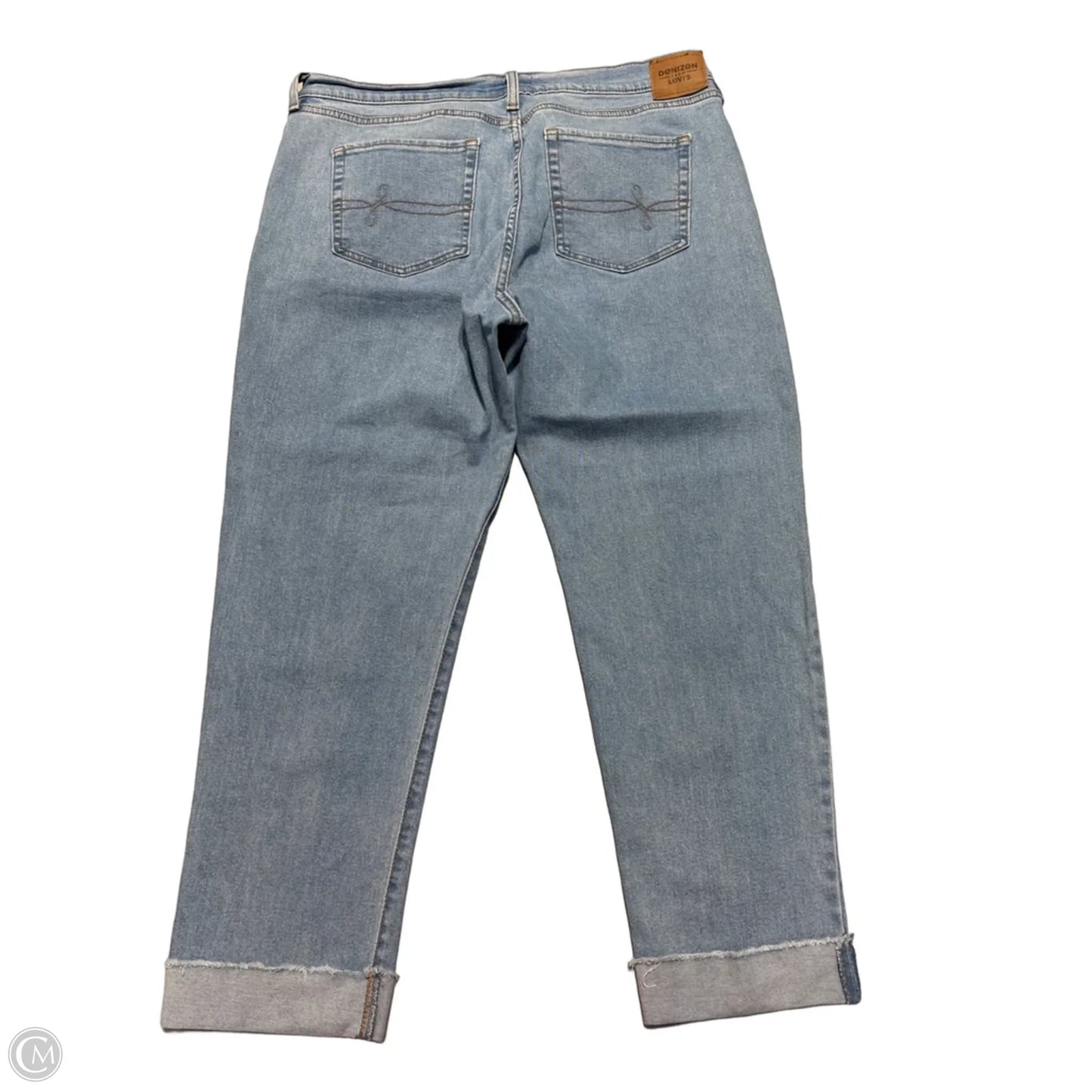 Jeans Boyfriend By Levis In Blue Denim, Size: 12