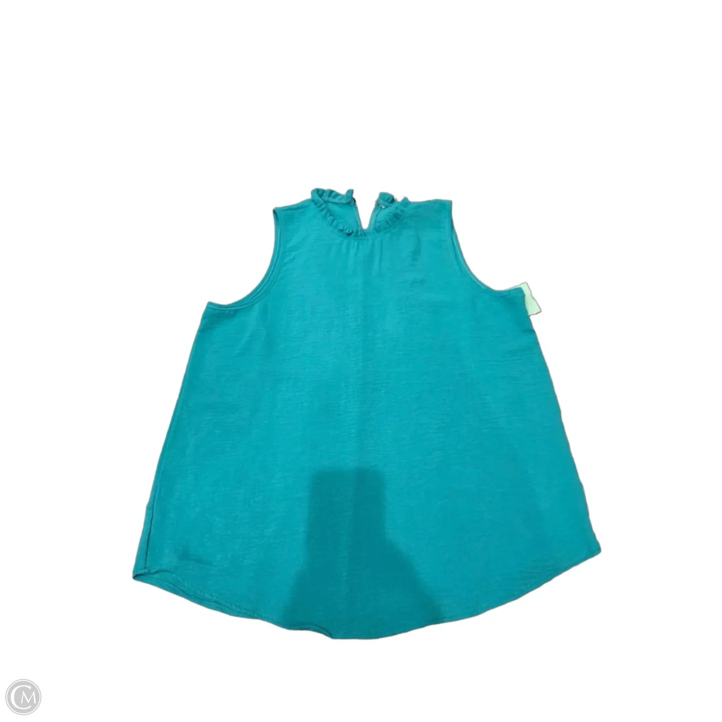 Top Sleeveless By Mts In Green, Size: L