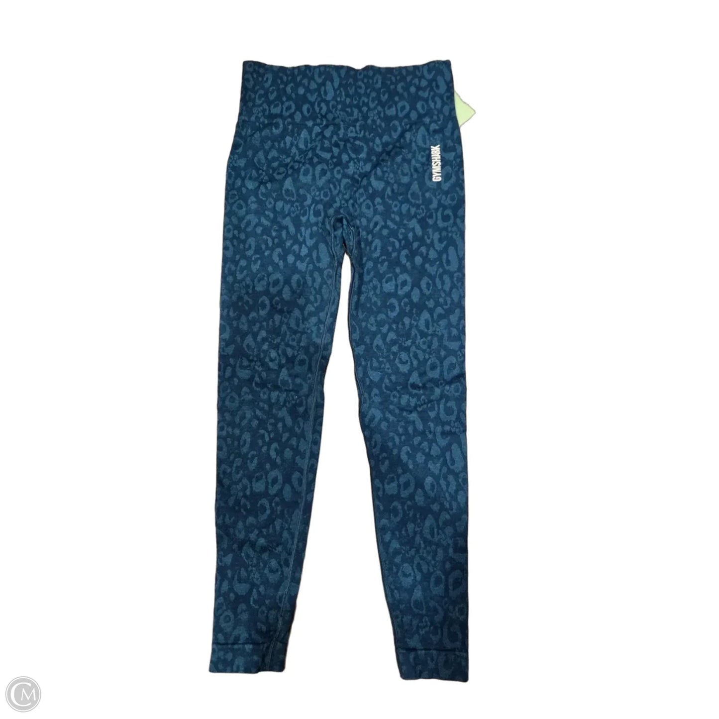 Athletic Leggings By Gym Shark In TEAL, Size: S