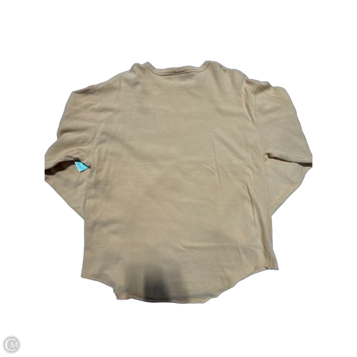 Top Long Sleeve By Cmc In Yellow, Size: M