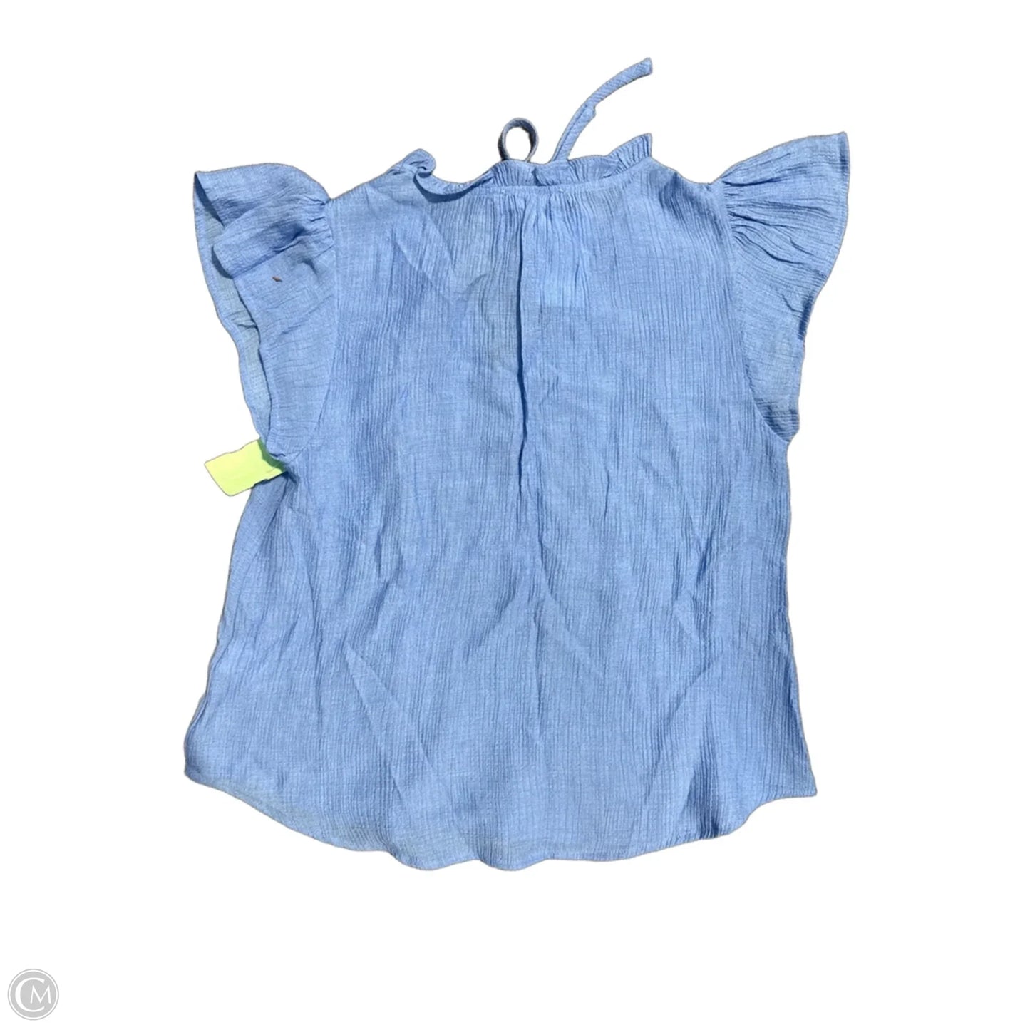 Top Short Sleeve By Mine In Blue, Size: M