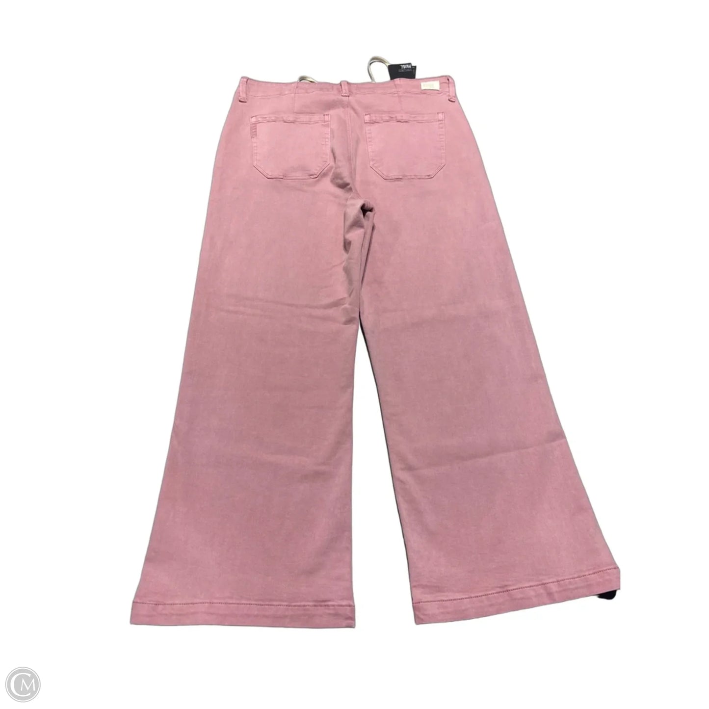 Jeans Wide Leg By Paige In Pink, Size: 14