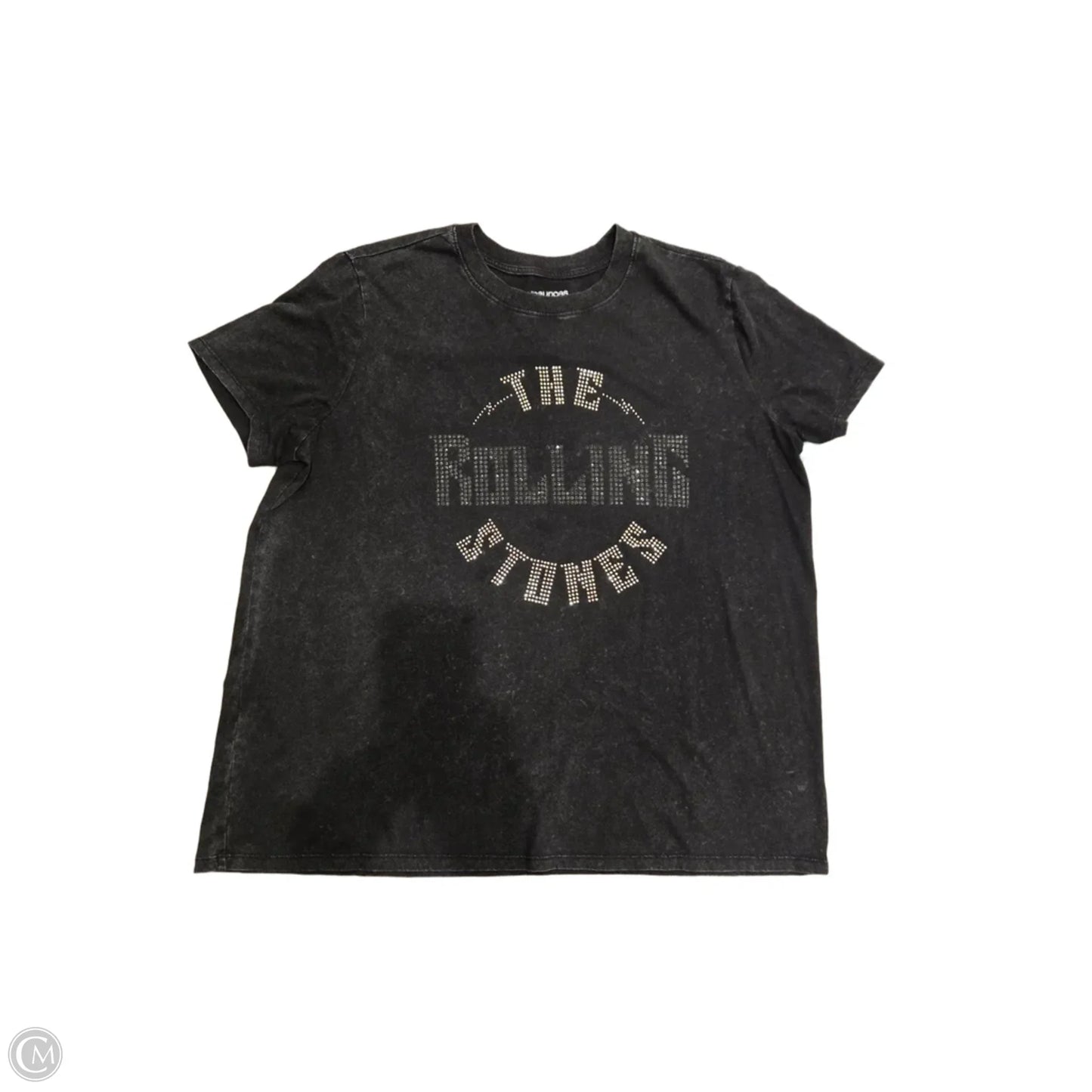 Top Short Sleeve Basic By Maurices In Black, Size: 1x