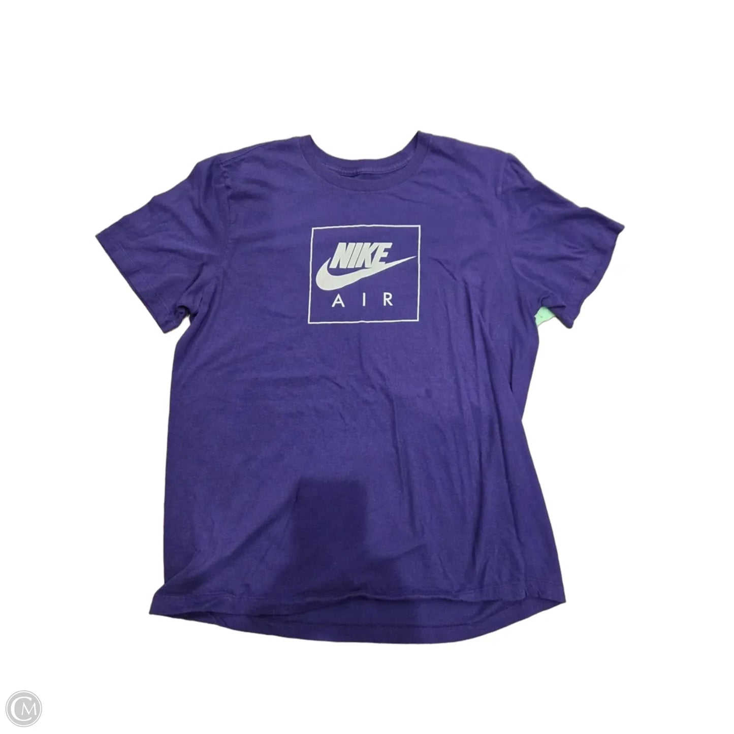 Top Short Sleeve Basic By Nike In Purple, Size: L
