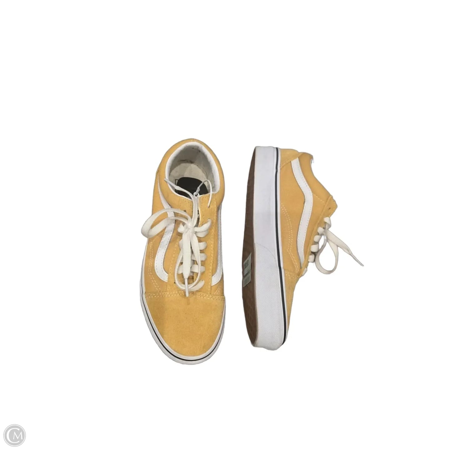 Shoes Sneakers By Vans In Yellow, Size: 7