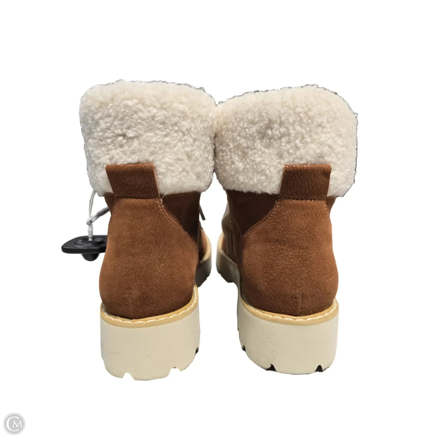 Boots Ankle Flats By Cmb In Brown, Size: 6