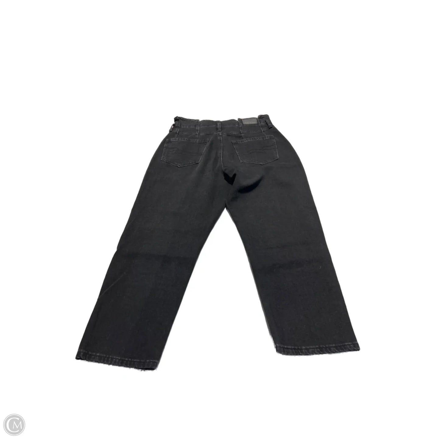 Jeans Wide Leg By American Eagle In Black, Size: 4