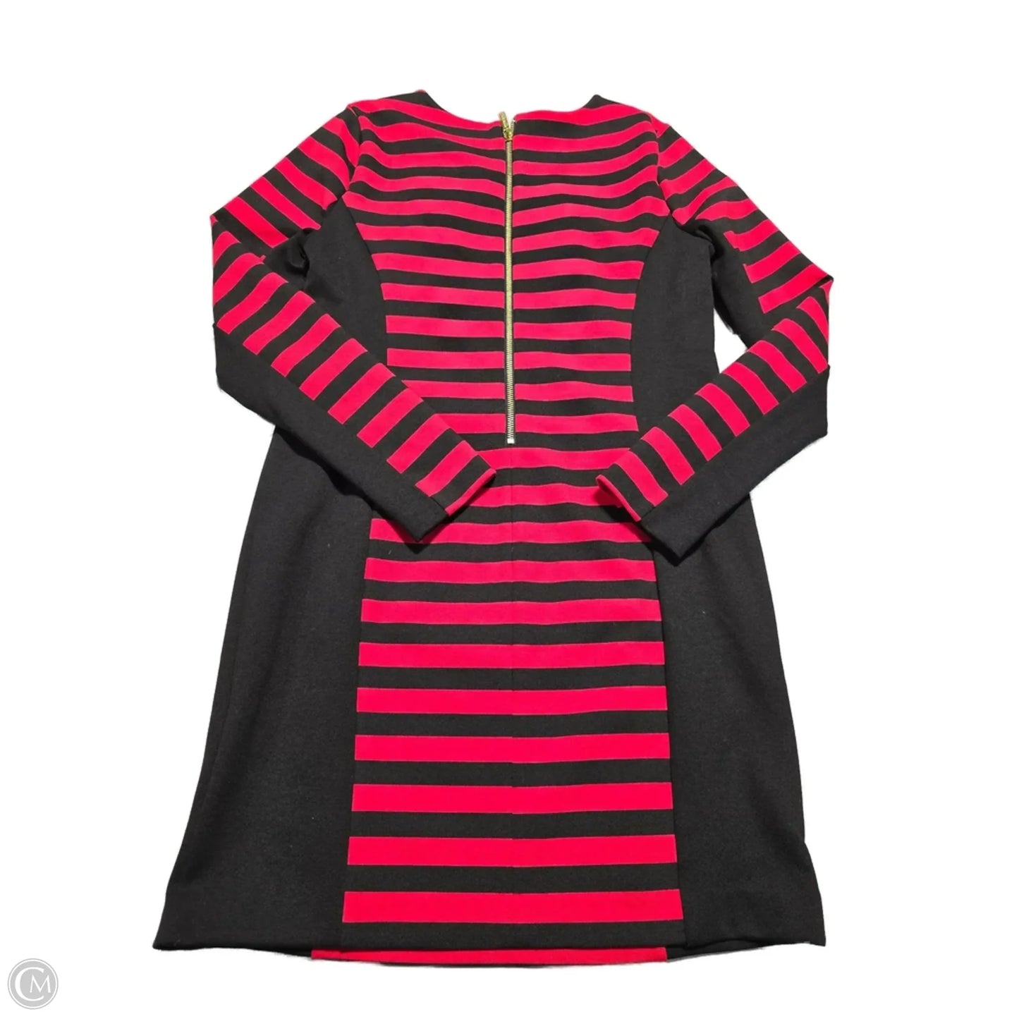 Dress Designer By Michael Kors In Striped Pattern, Size: M