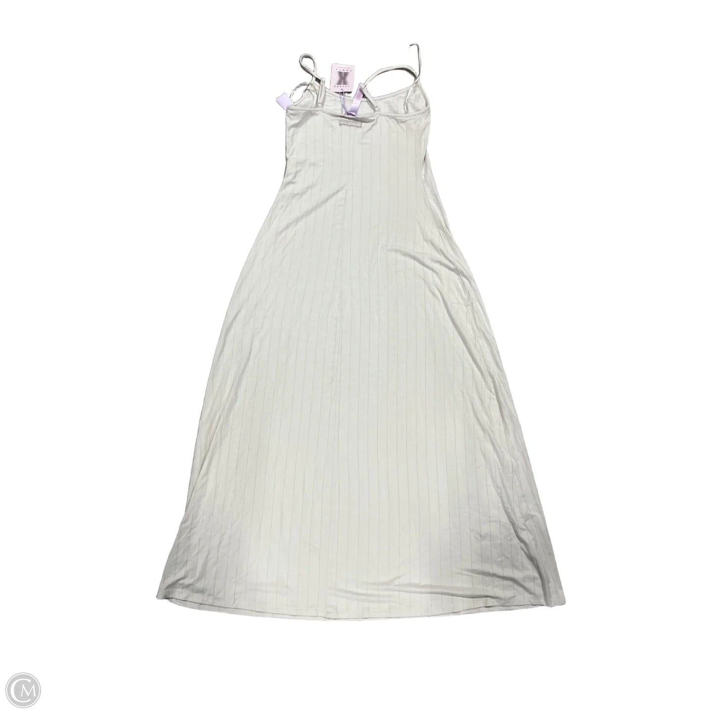 Dress Casual Maxi By Cmc In Striped Pattern, Size: L