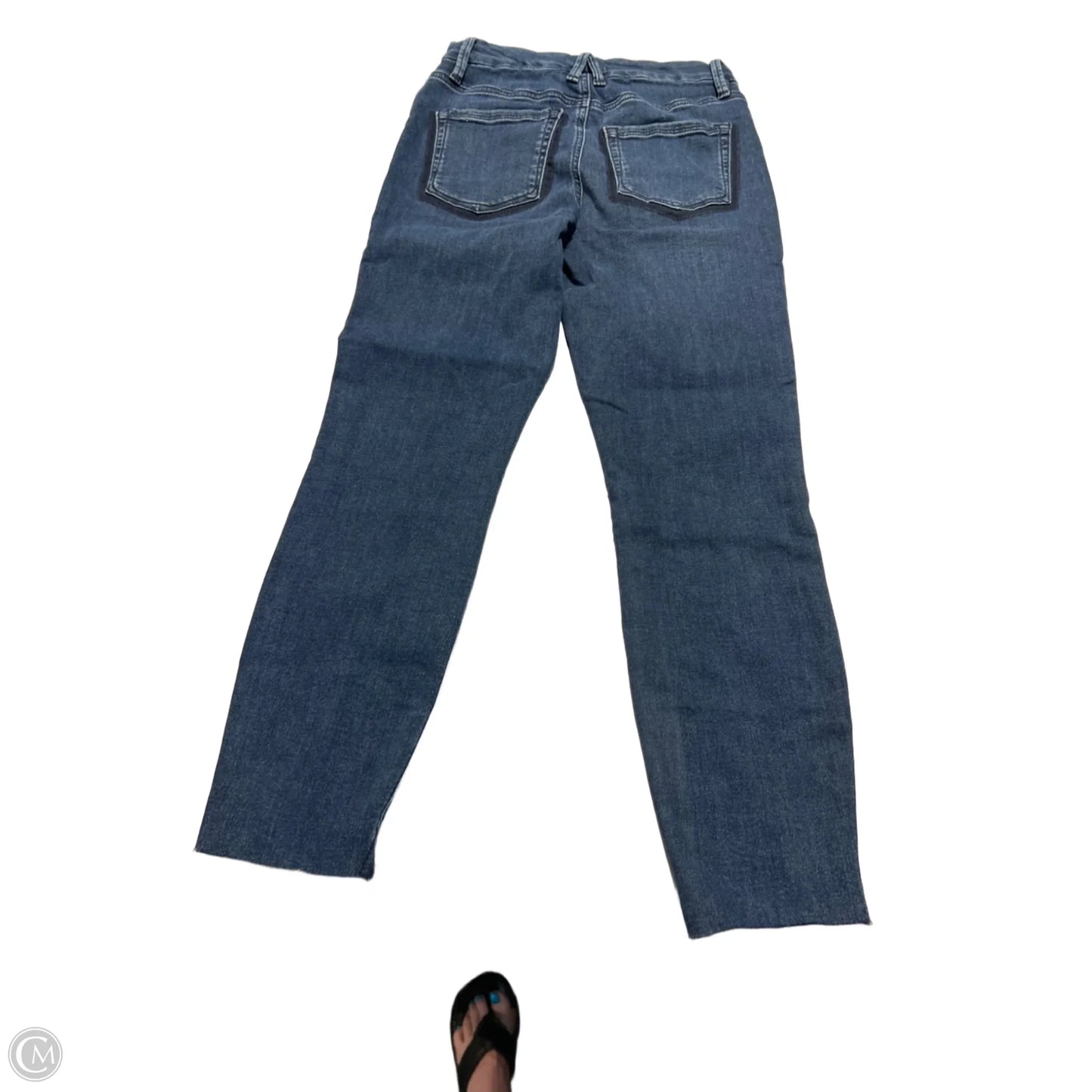 Jeans Skinny By Good American In Blue Denim, Size: 6