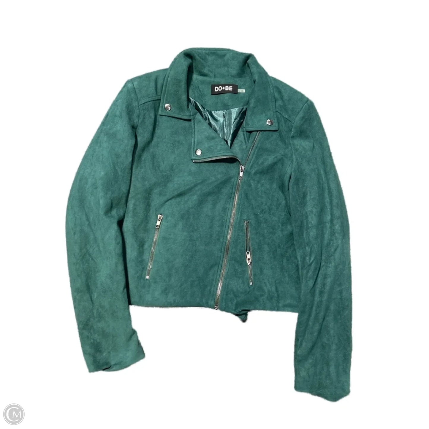 Jacket Moto By Cme In Green, Size: L