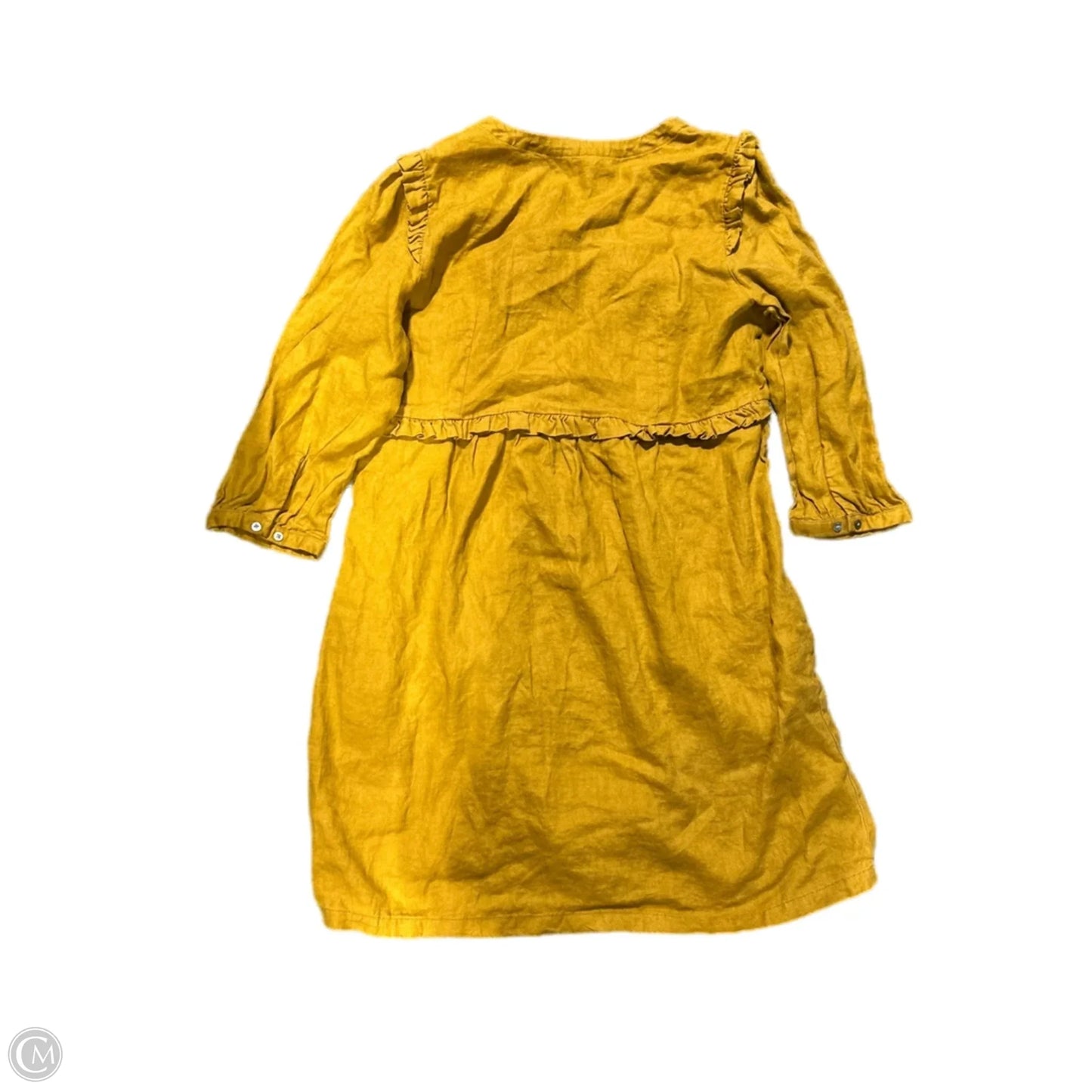 Dress Casual Short By Garnet Hill In Yellow, Size: 14