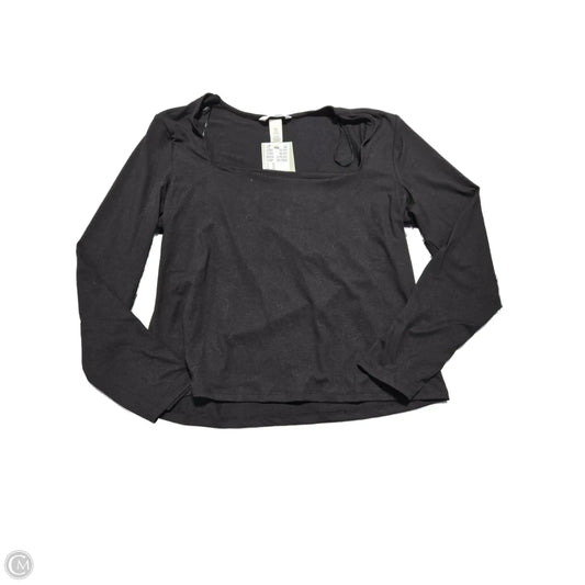 Top Long Sleeve By H&m In Black, Size: Xl