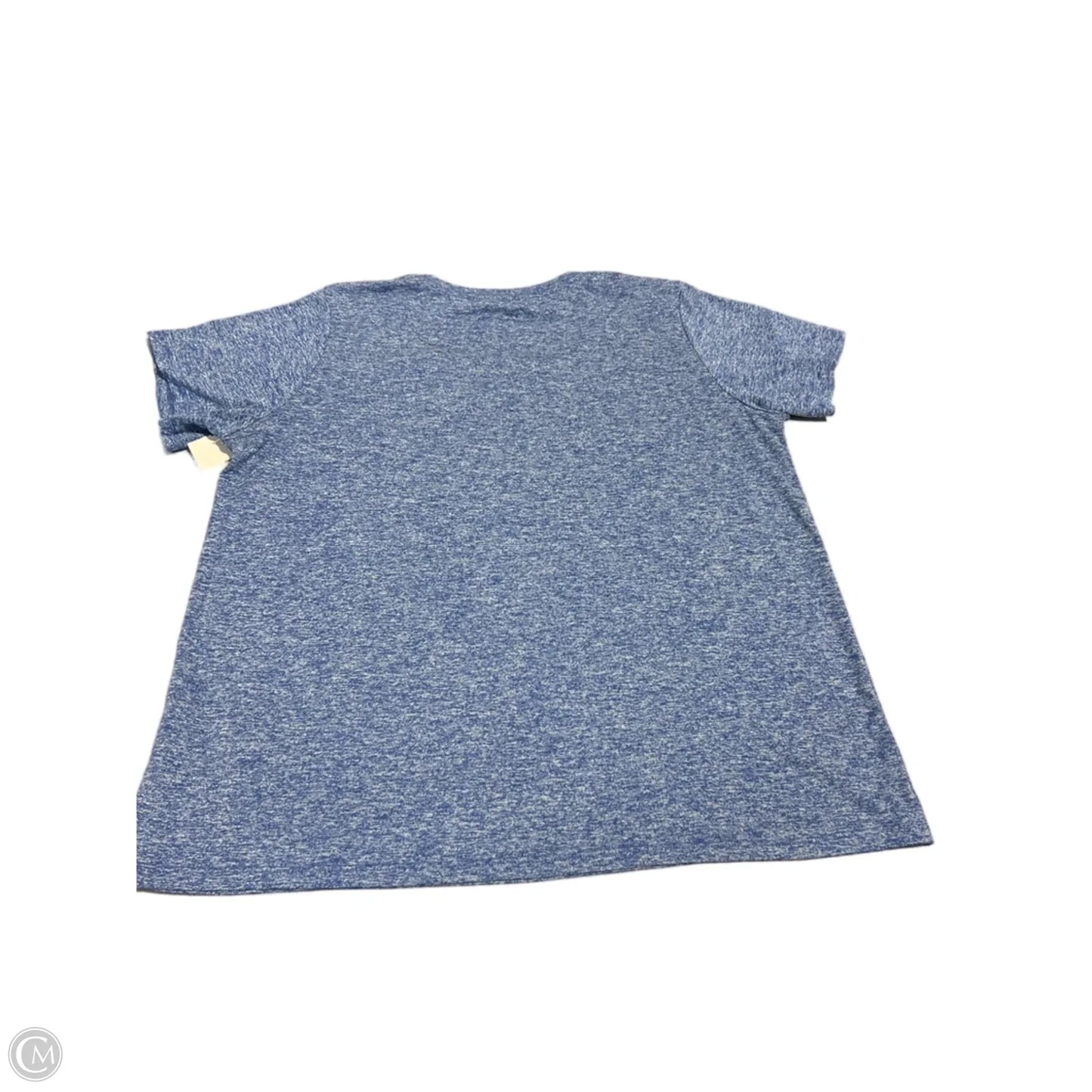 Athletic Top Short Sleeve By Nike In Blue, Size: 1x