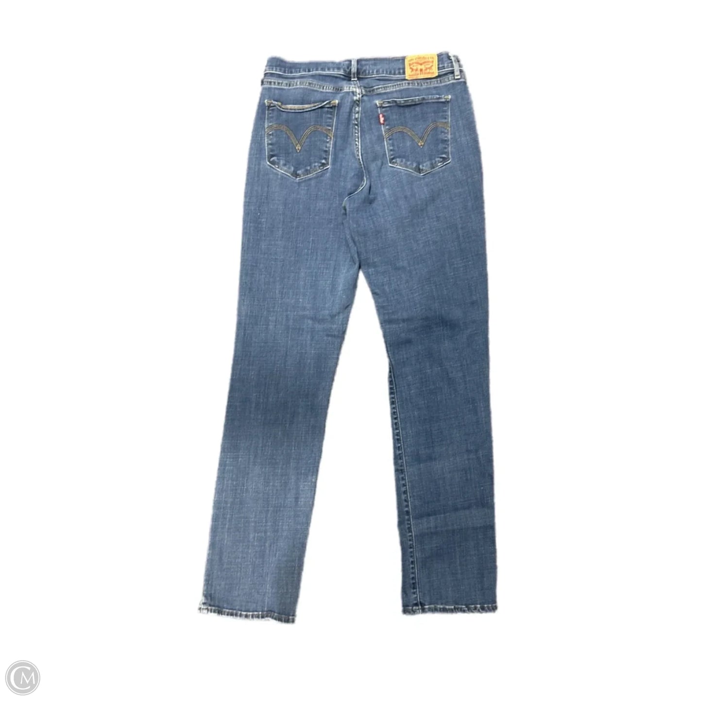 Jeans Skinny By Levis In Blue Denim, Size: 8