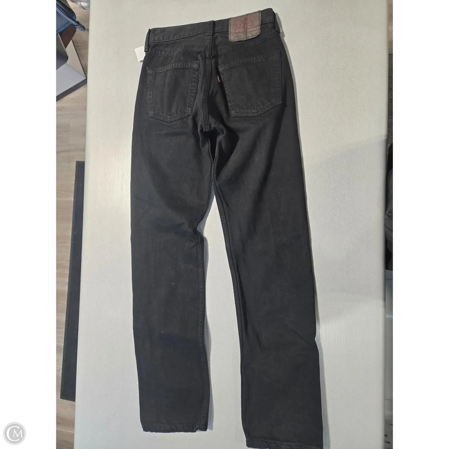 Jeans Straight By Levis In Black, Size: 2