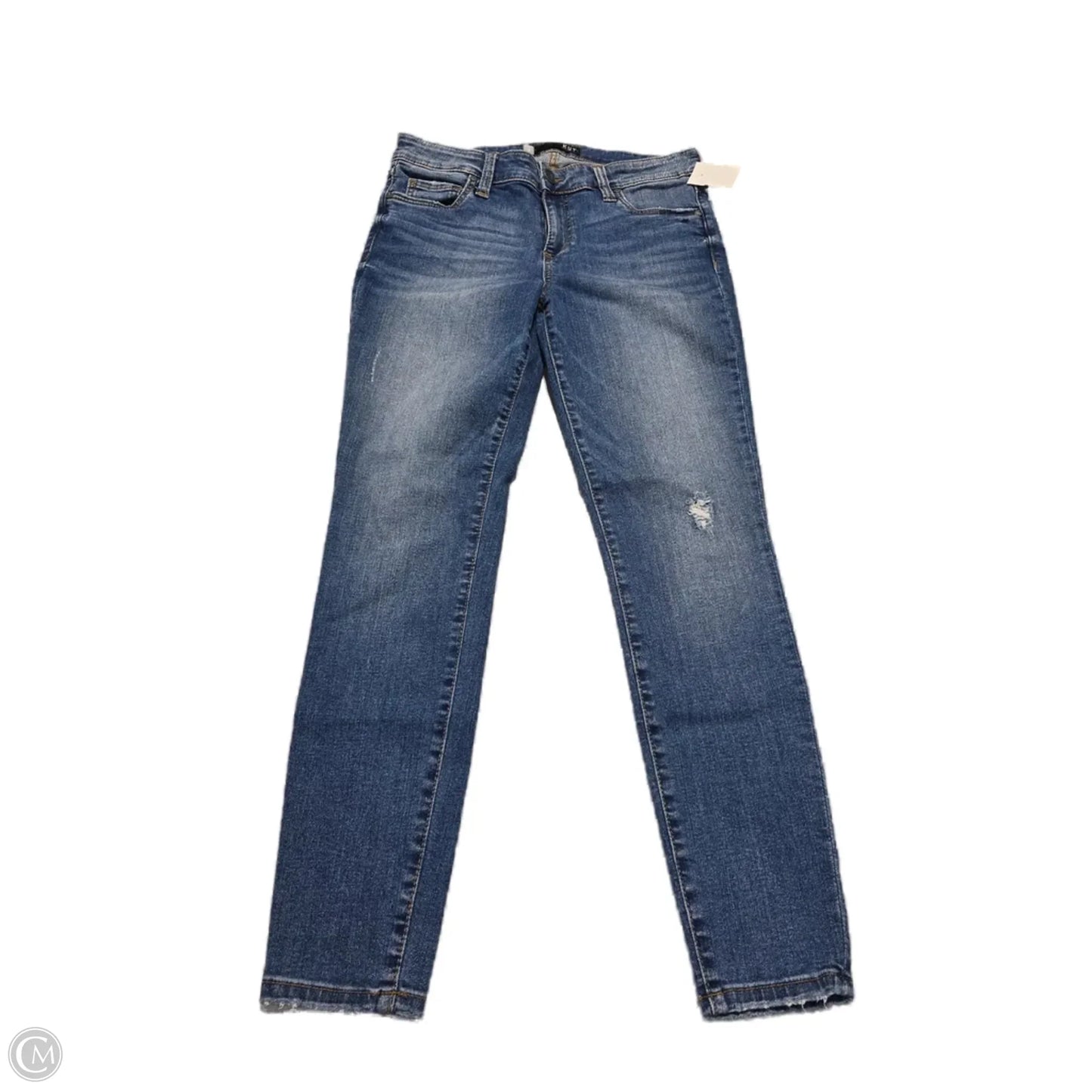 Jeans Straight By Kut In Blue Denim, Size: 8