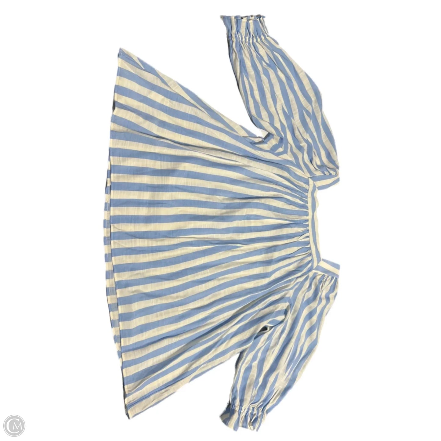 Top 3/4 Sleeve By Lc Lauren Conrad In Striped Pattern, Size: 1x