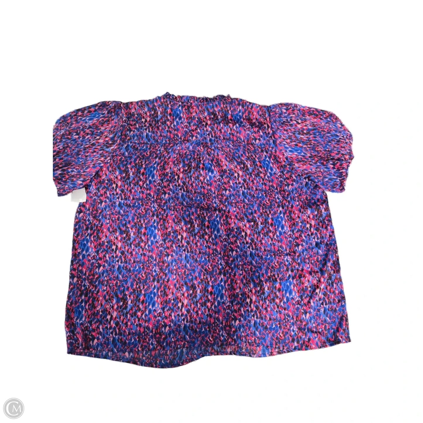 Blouse Short Sleeve By Cmc In Multi-colored, Size: Xl