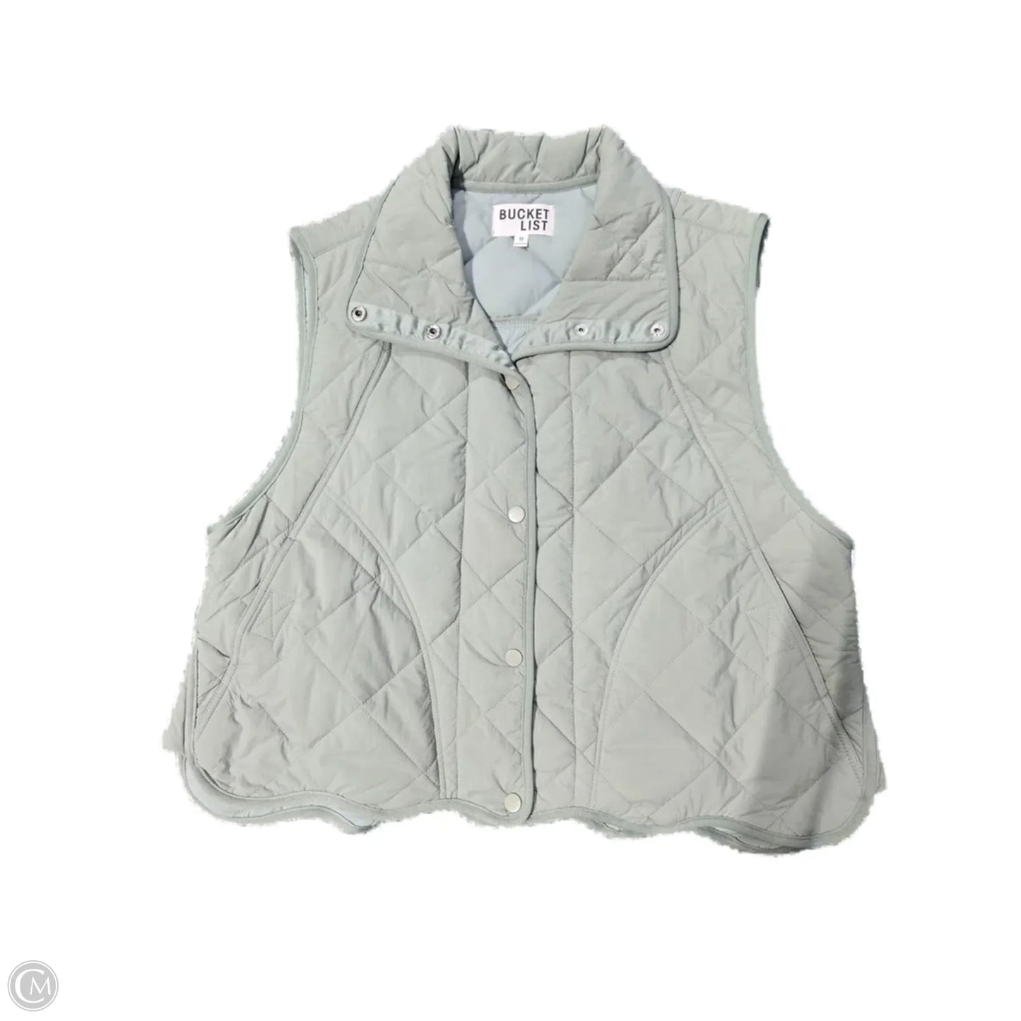 Vest Puffer & Quilted By Cmc In Green, Size: M