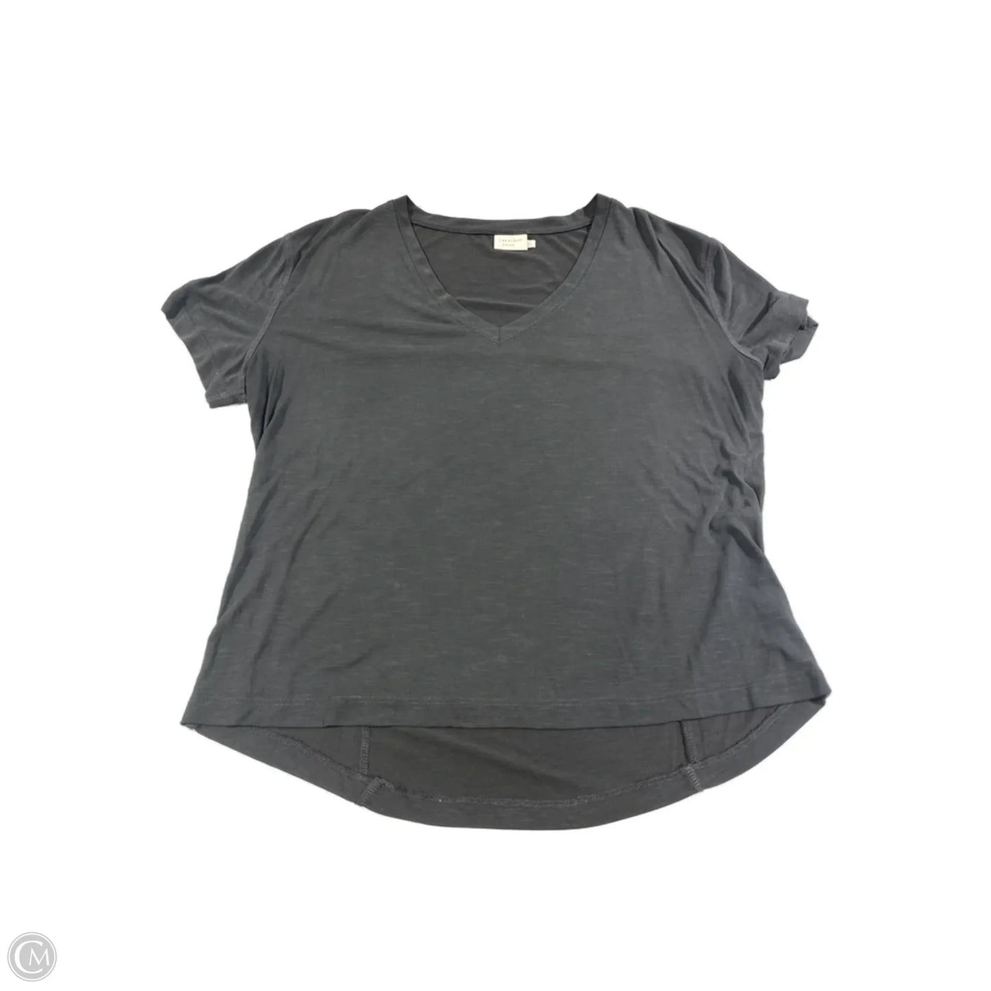 Top Short Sleeve By Cmc In Black, Size: L