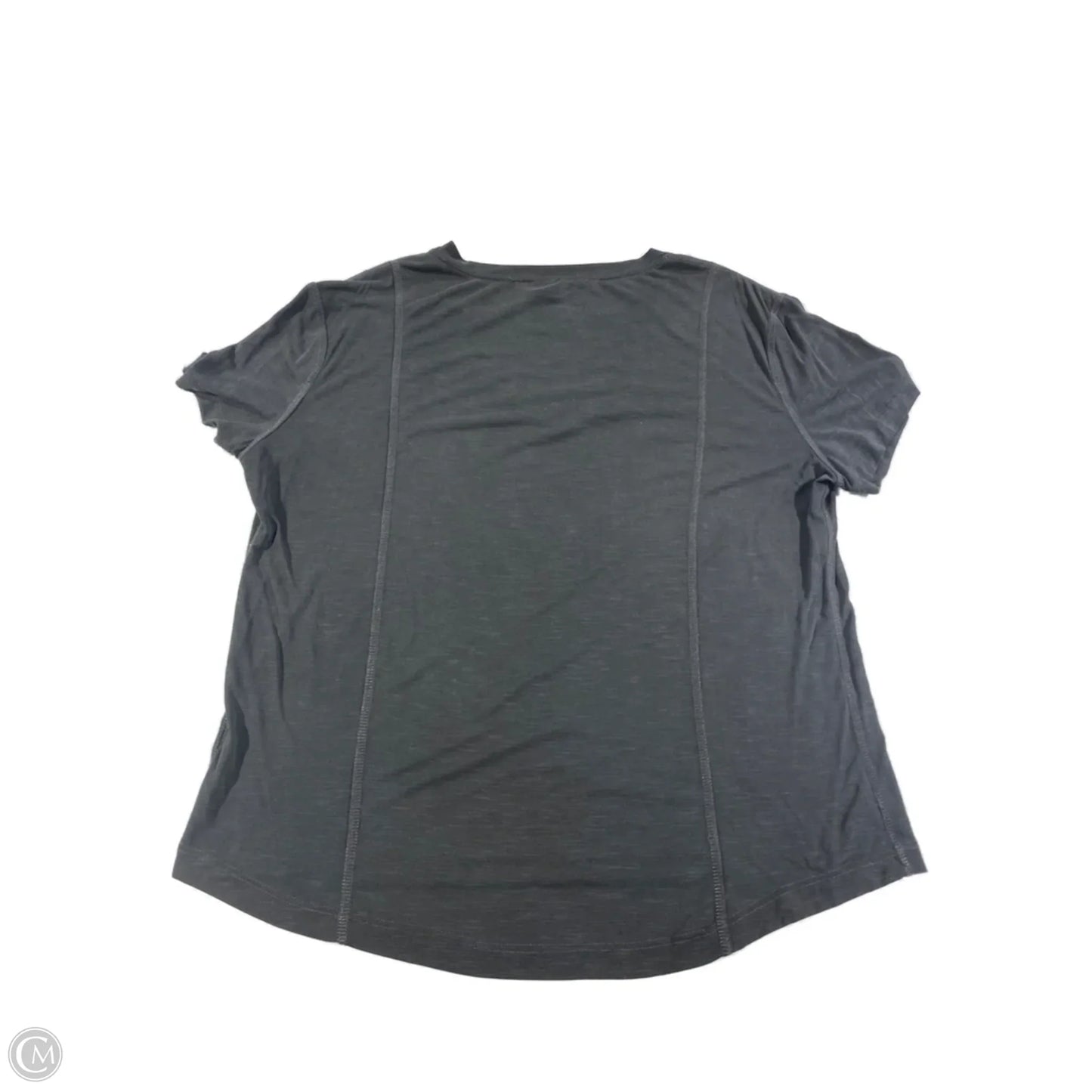 Top Short Sleeve By Cmc In Black, Size: L