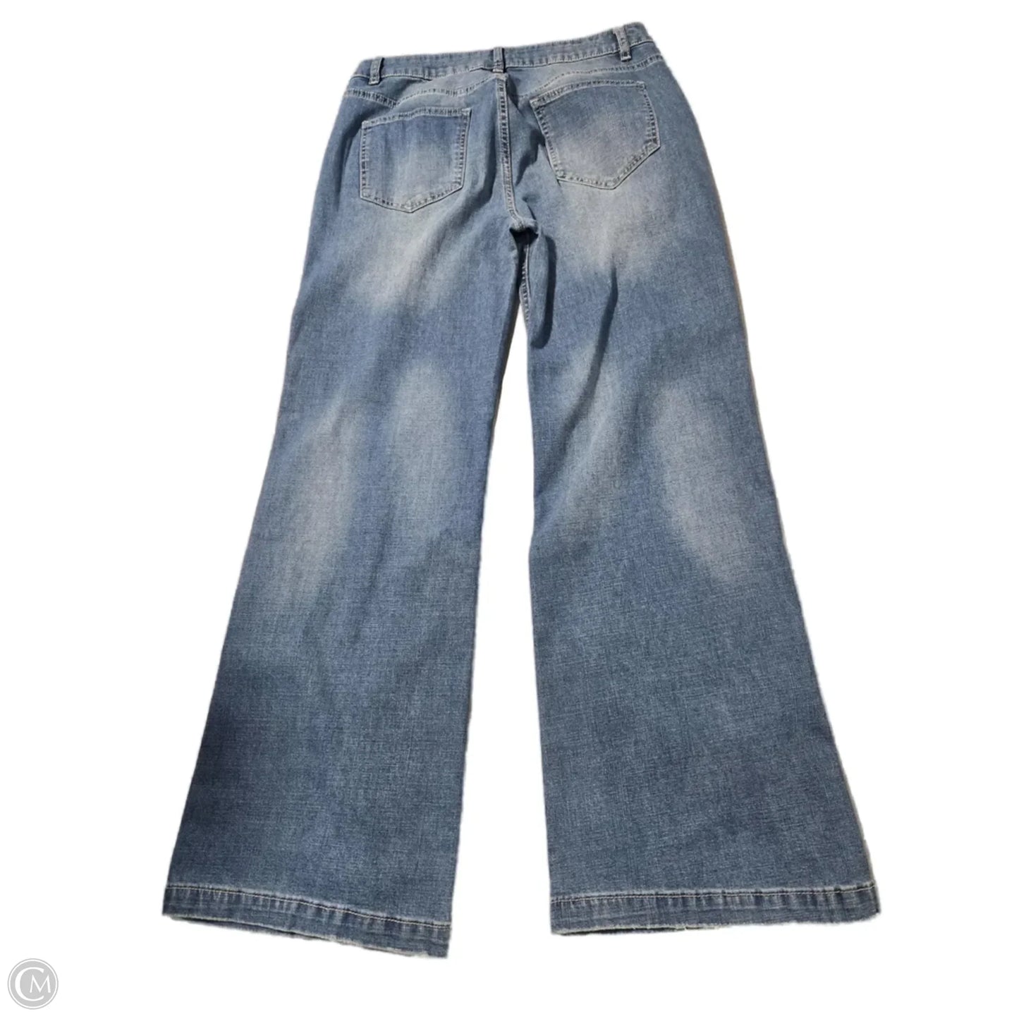Jeans Boot Cut By Cmc In Blue Denim, Size: L
