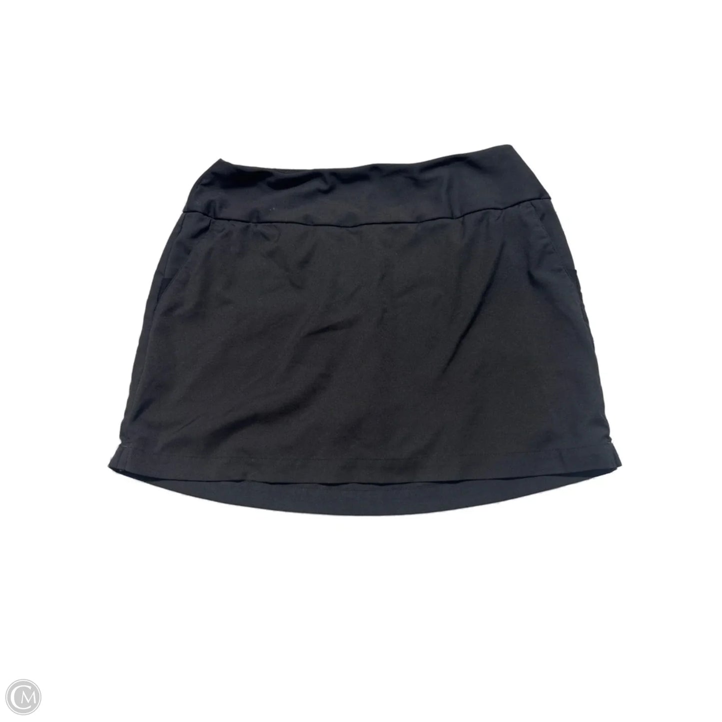 Athletic Skort By Adidas In Black, Size: M