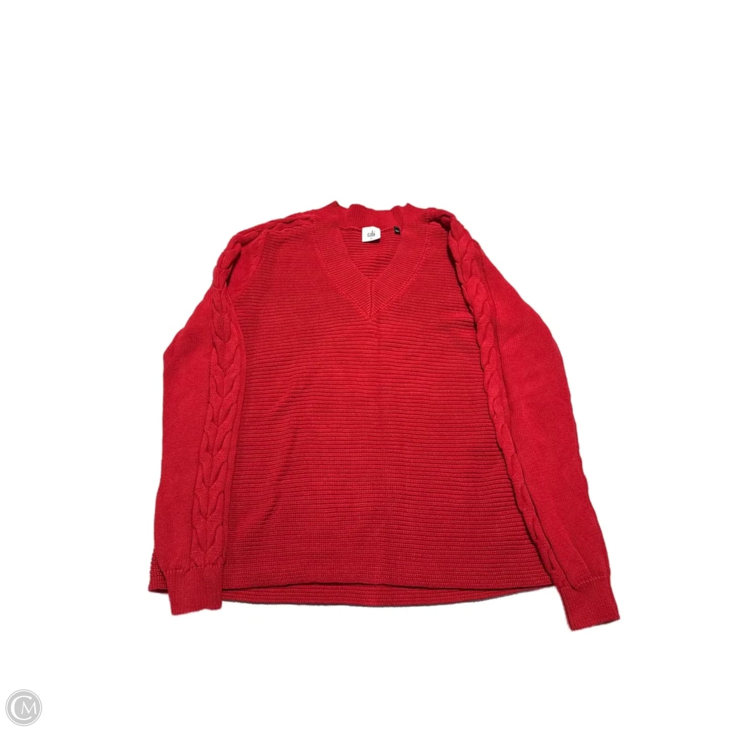 Sweater By Cabi In Red, Size: M