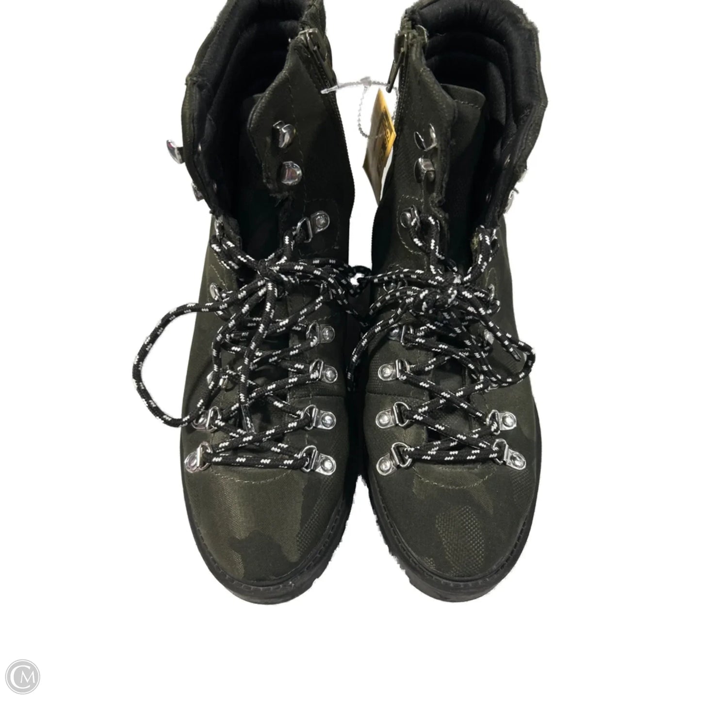 Boots Ankle Flats By Steve Madden In Camouflage Print, Size: 10