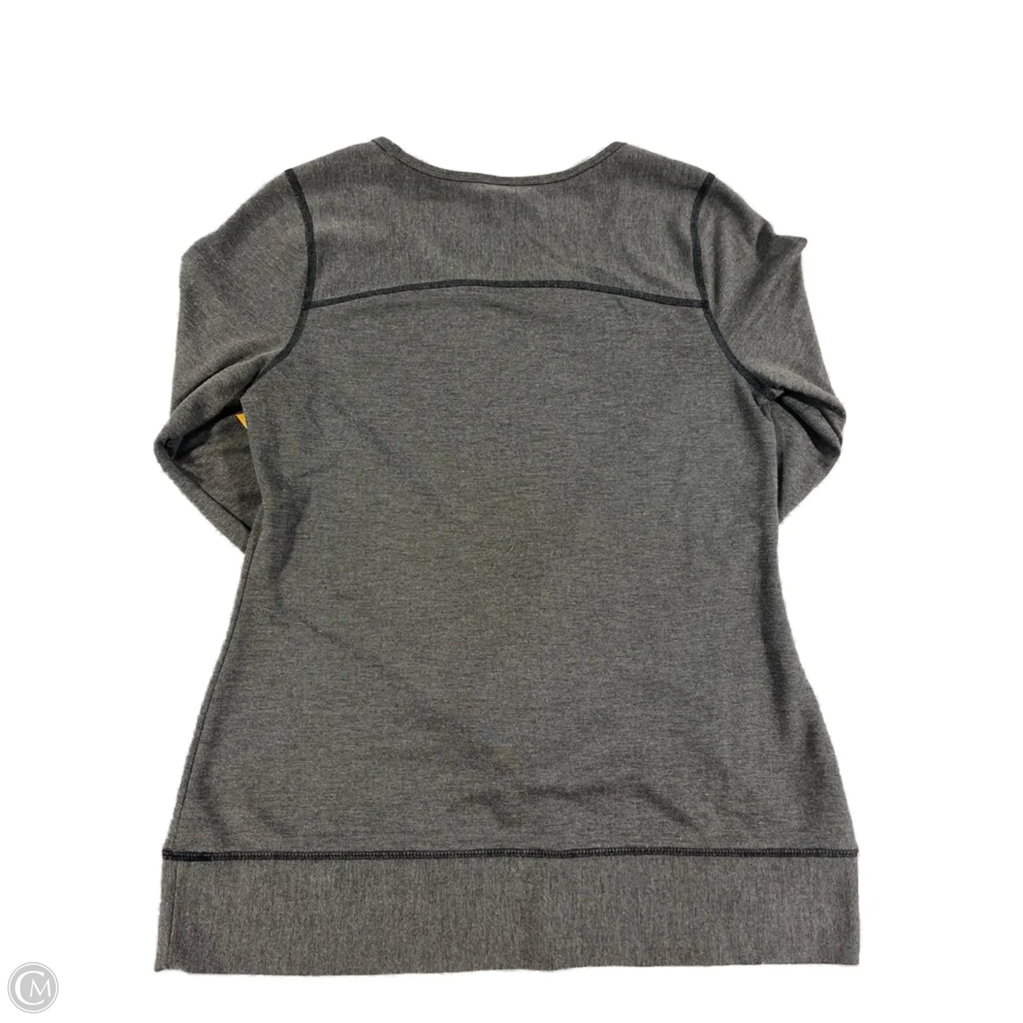 Top Long Sleeve Basic By Eddie Bauer In Grey, Size: M