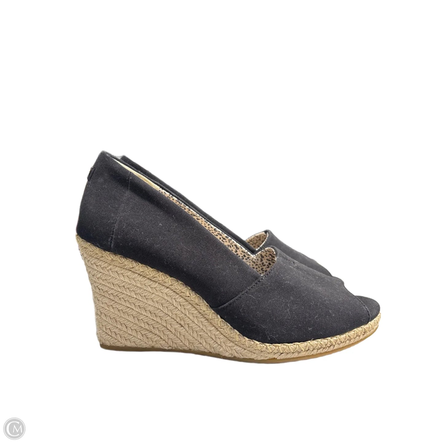 Shoes Heels Wedge By Toms In Black, Size: 11
