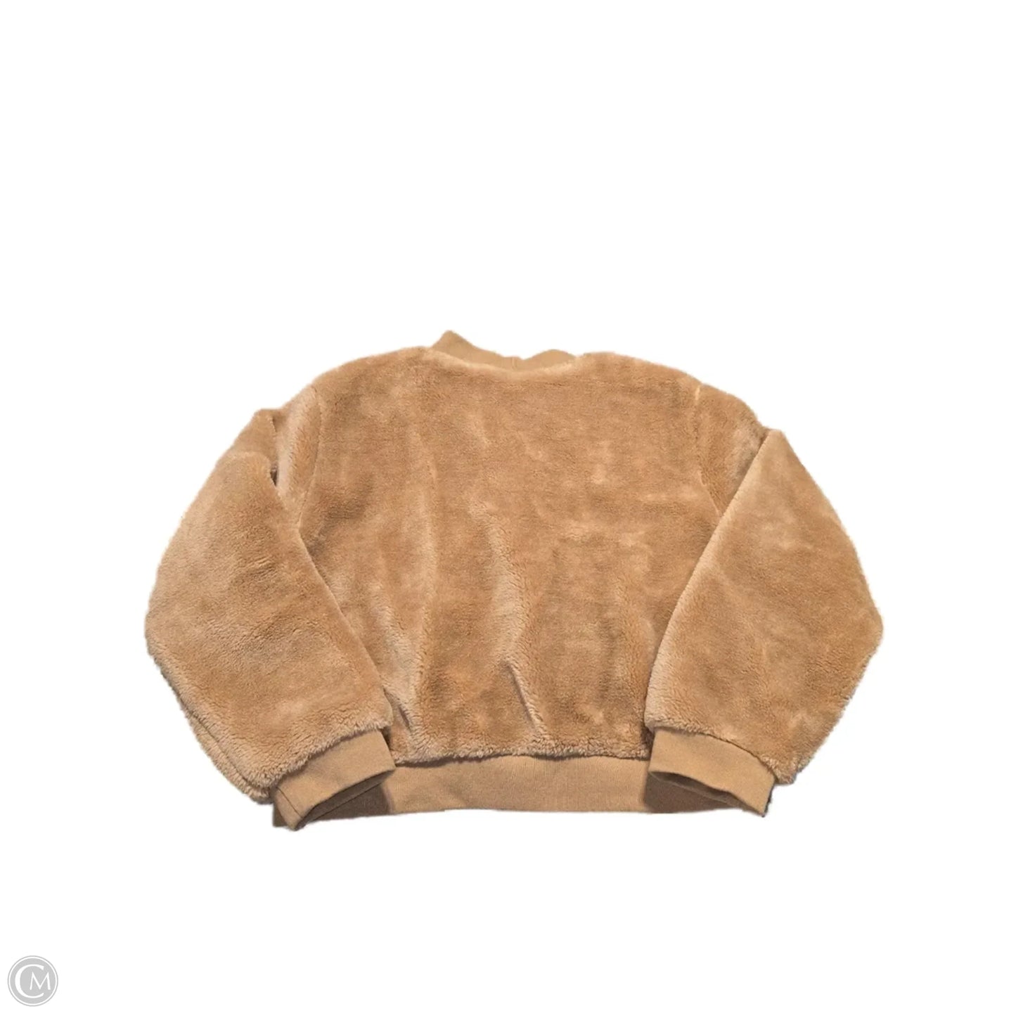 Jacket Faux Fur & Sherpa By No Boundaries In Tan, Size: L