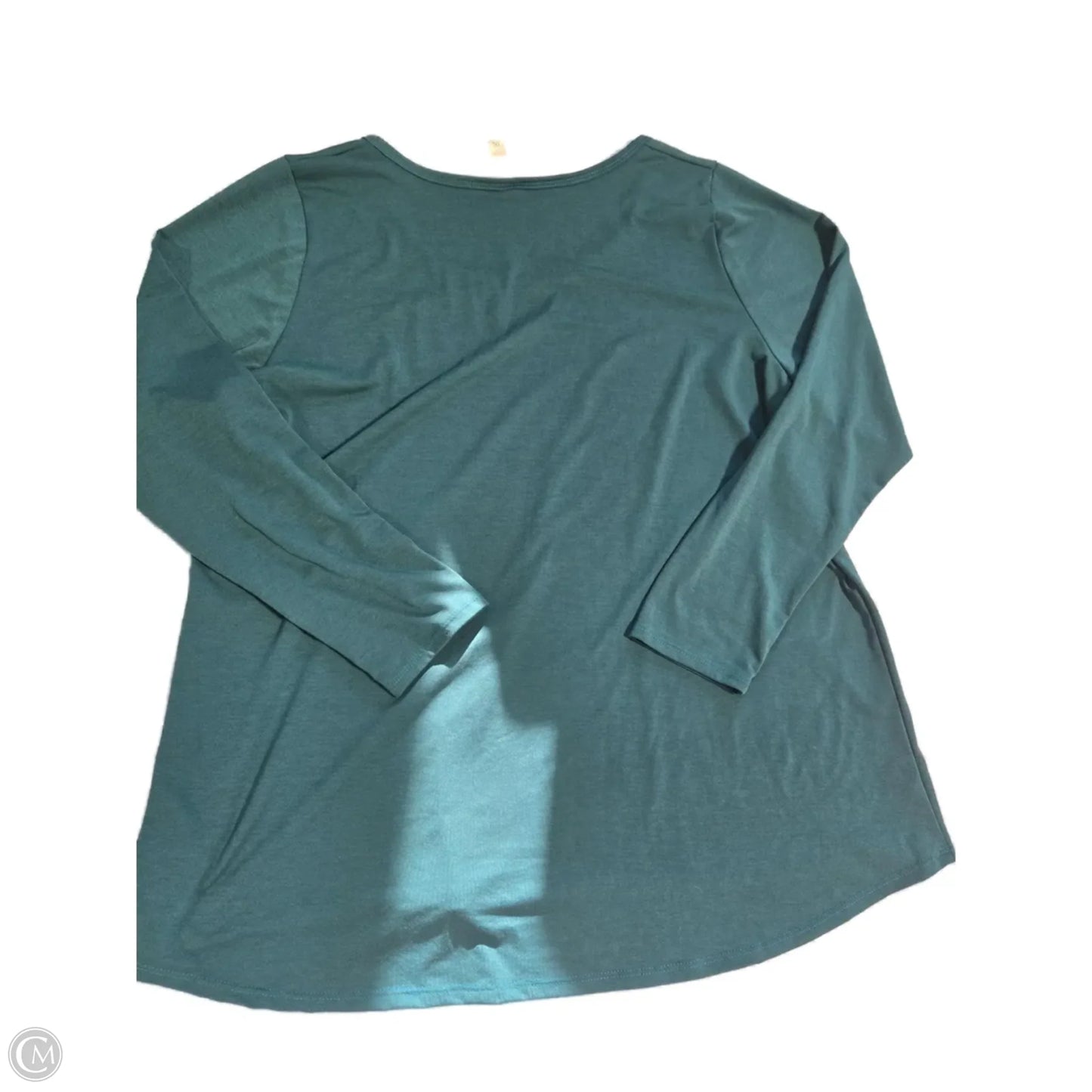 Top Long Sleeve Basic By Lularoe In Green, Size: 1x