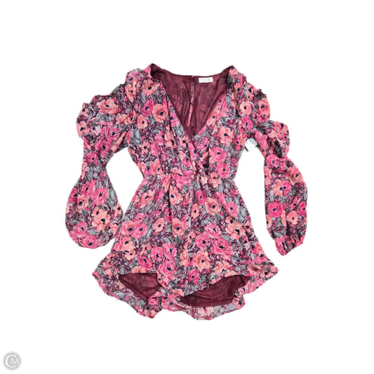 Romper By Lush In Pink, Size: S