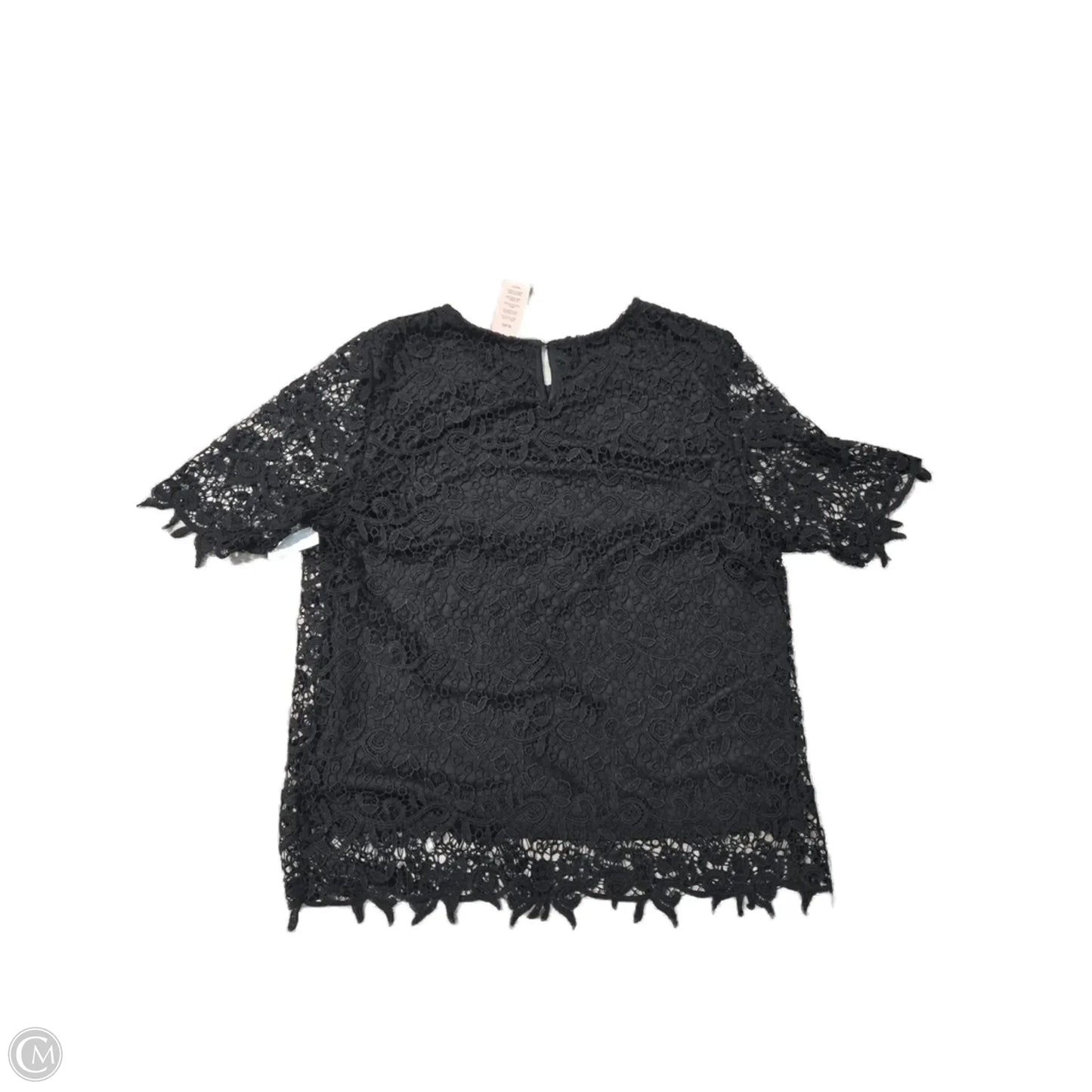 Top Short Sleeve By Philosophy In Black, Size: Xl