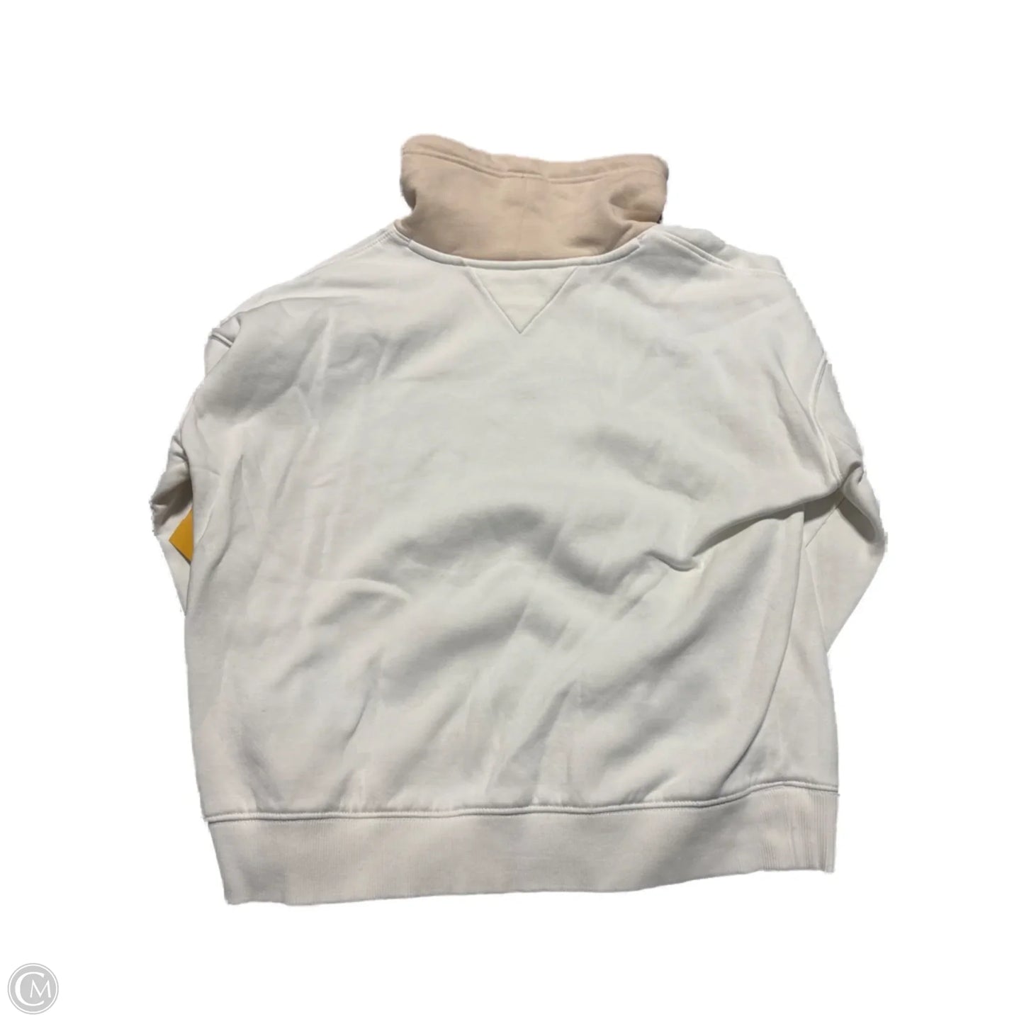 Sweatshirt Collar By Tommy Hilfiger In Cream, Size: L