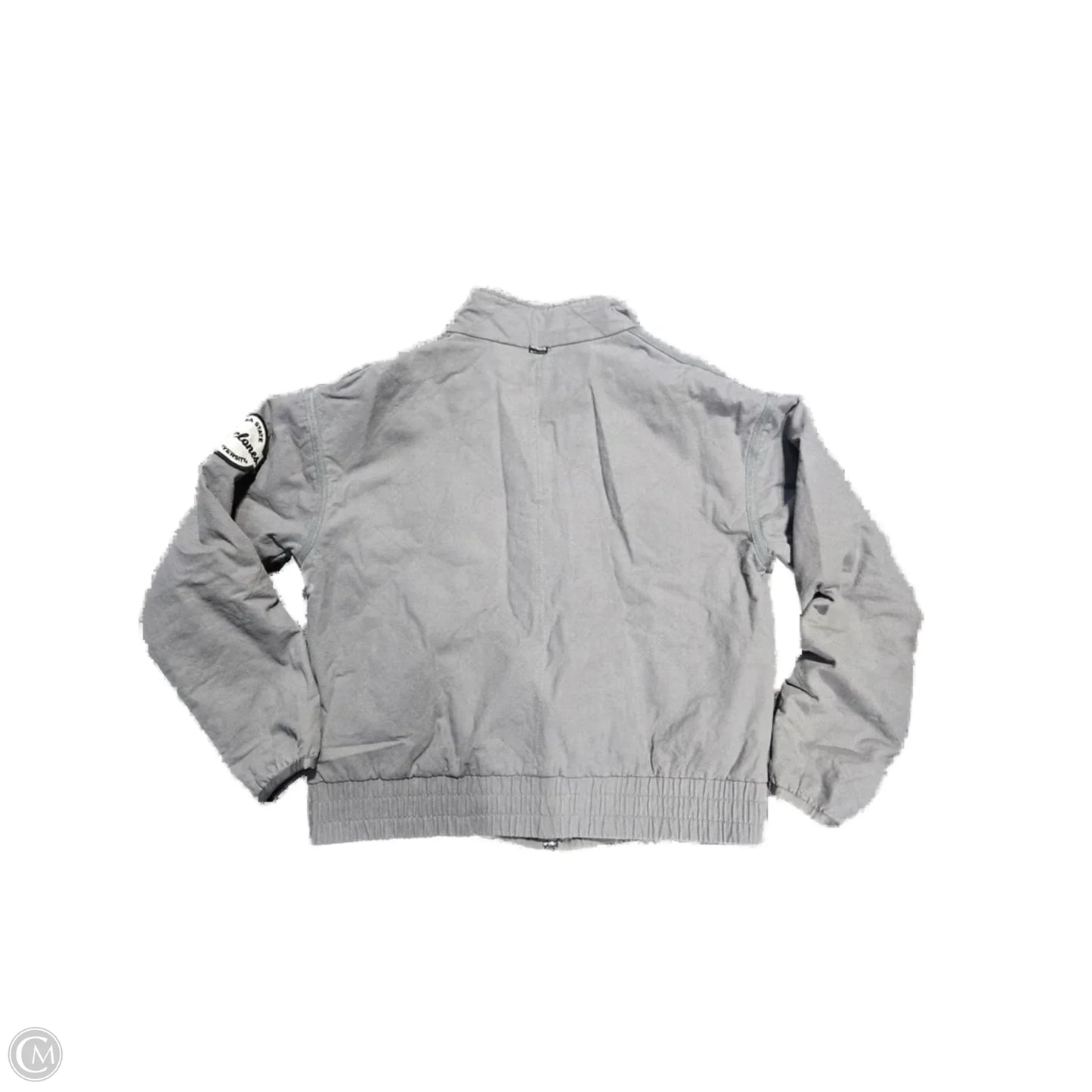 Jacket Puffer & Quilted By Authentic In Grey, Size: M