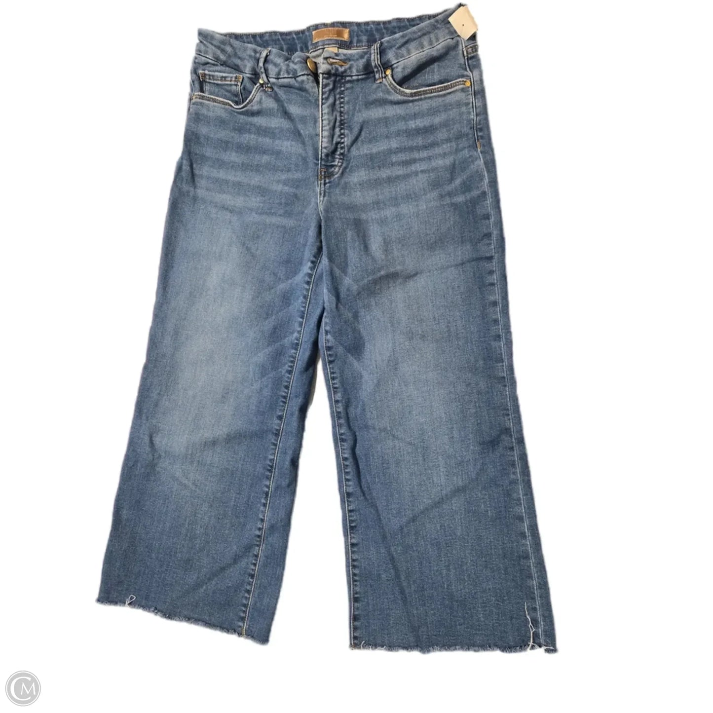 Jeans Wide Leg By Kut In Blue Denim, Size: 8p