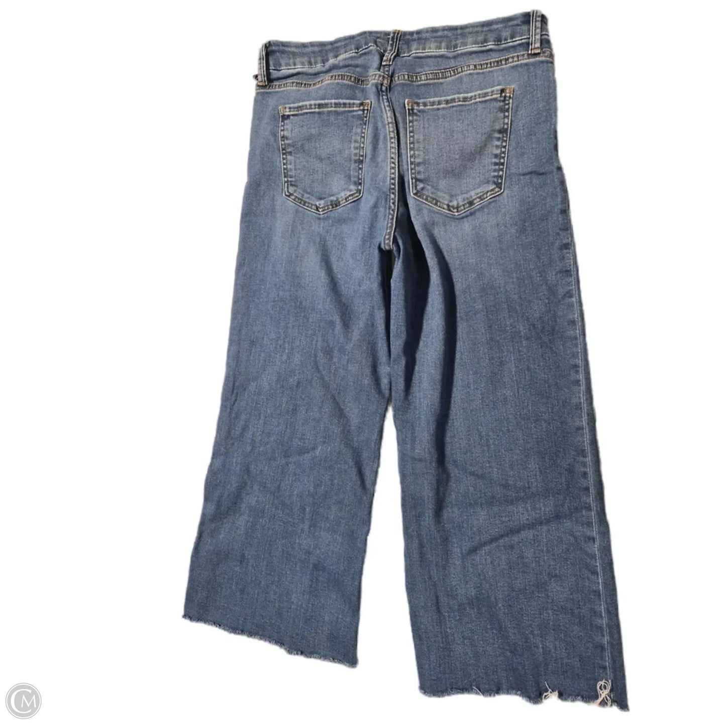 Jeans Wide Leg By Kut In Blue Denim, Size: 8p