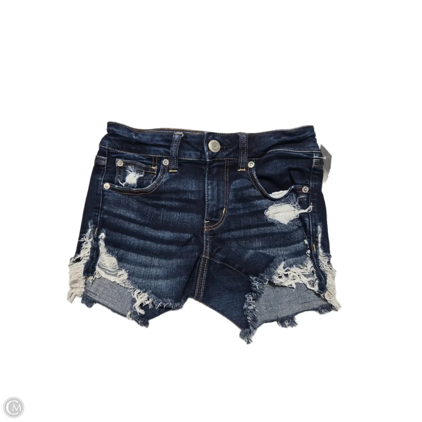Shorts By American Eagle In Blue Denim, Size: 2