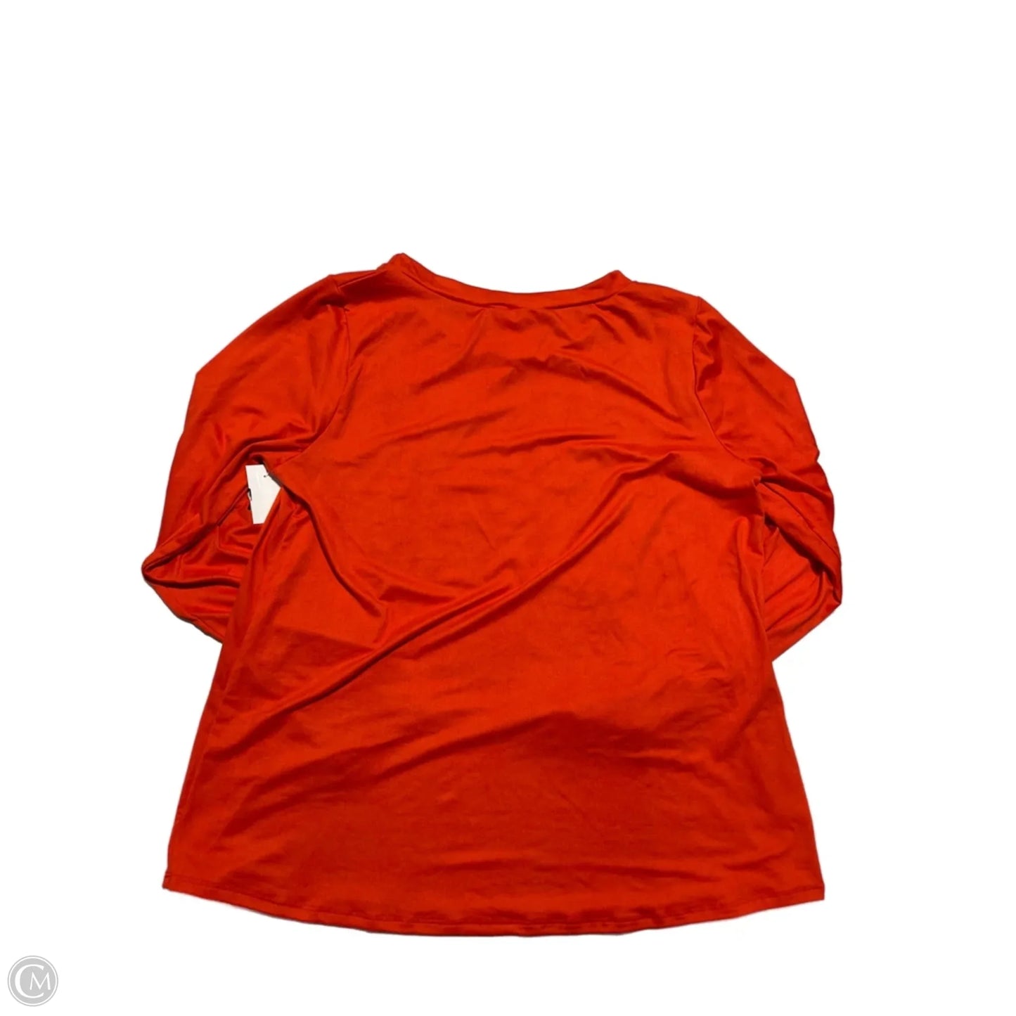 Top Long Sleeve Basic By Sew In Love In Orange, Size: M