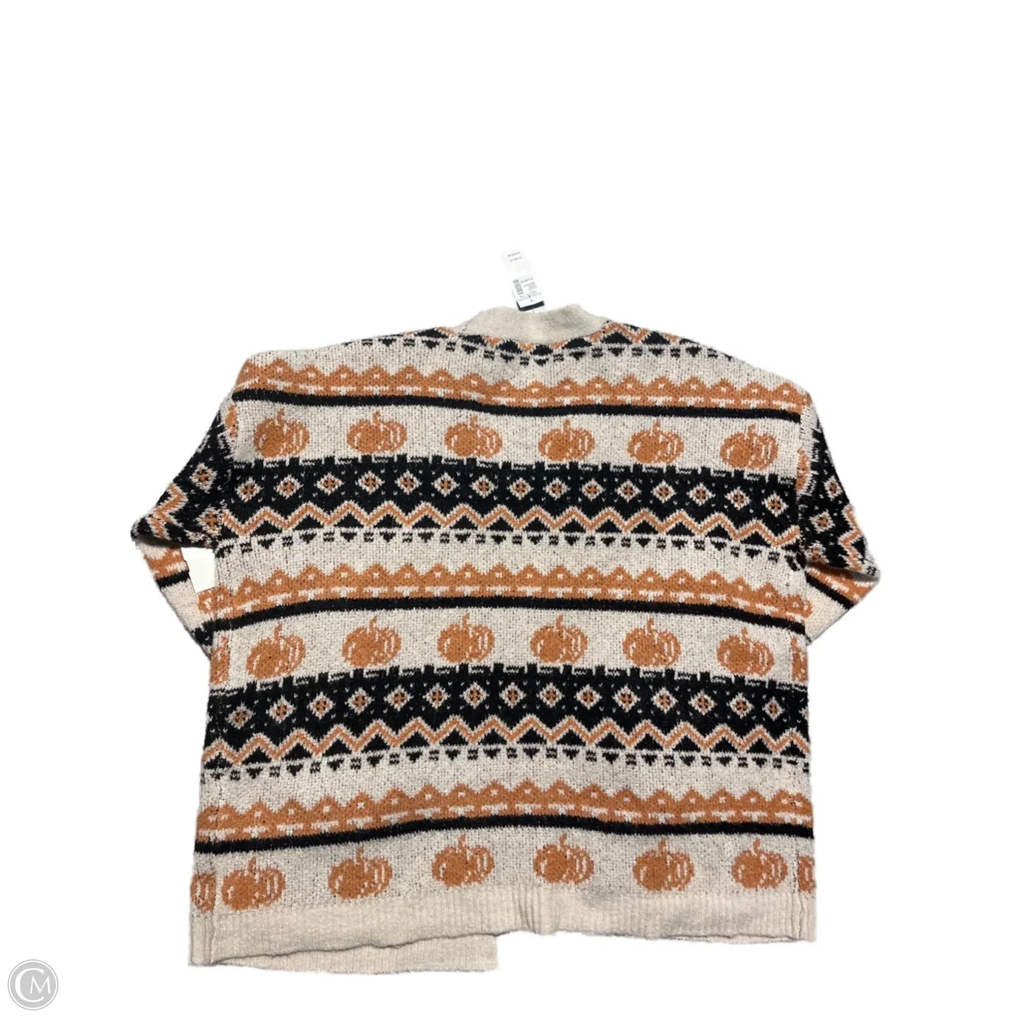 Cardigan By Maurices In Black & Orange, Size: Xl
