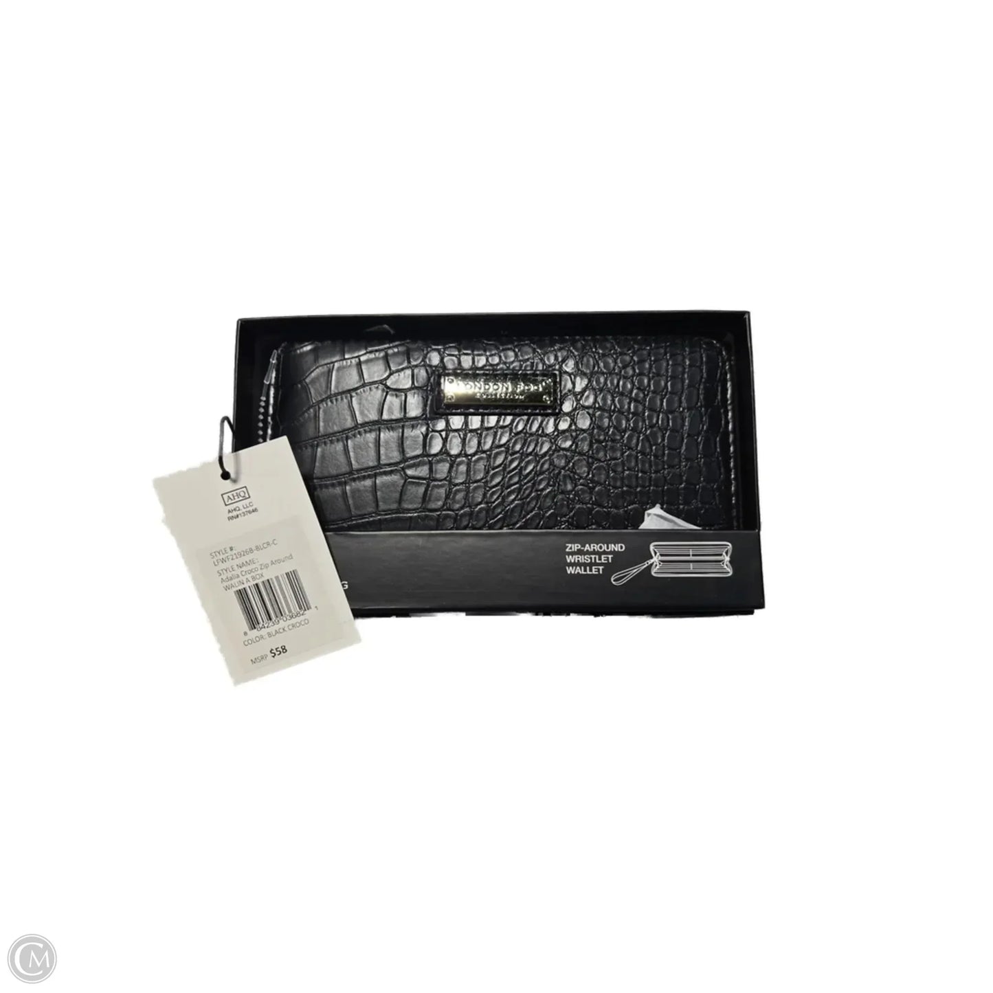 Wristlet Leather By London Fog, Size: Medium