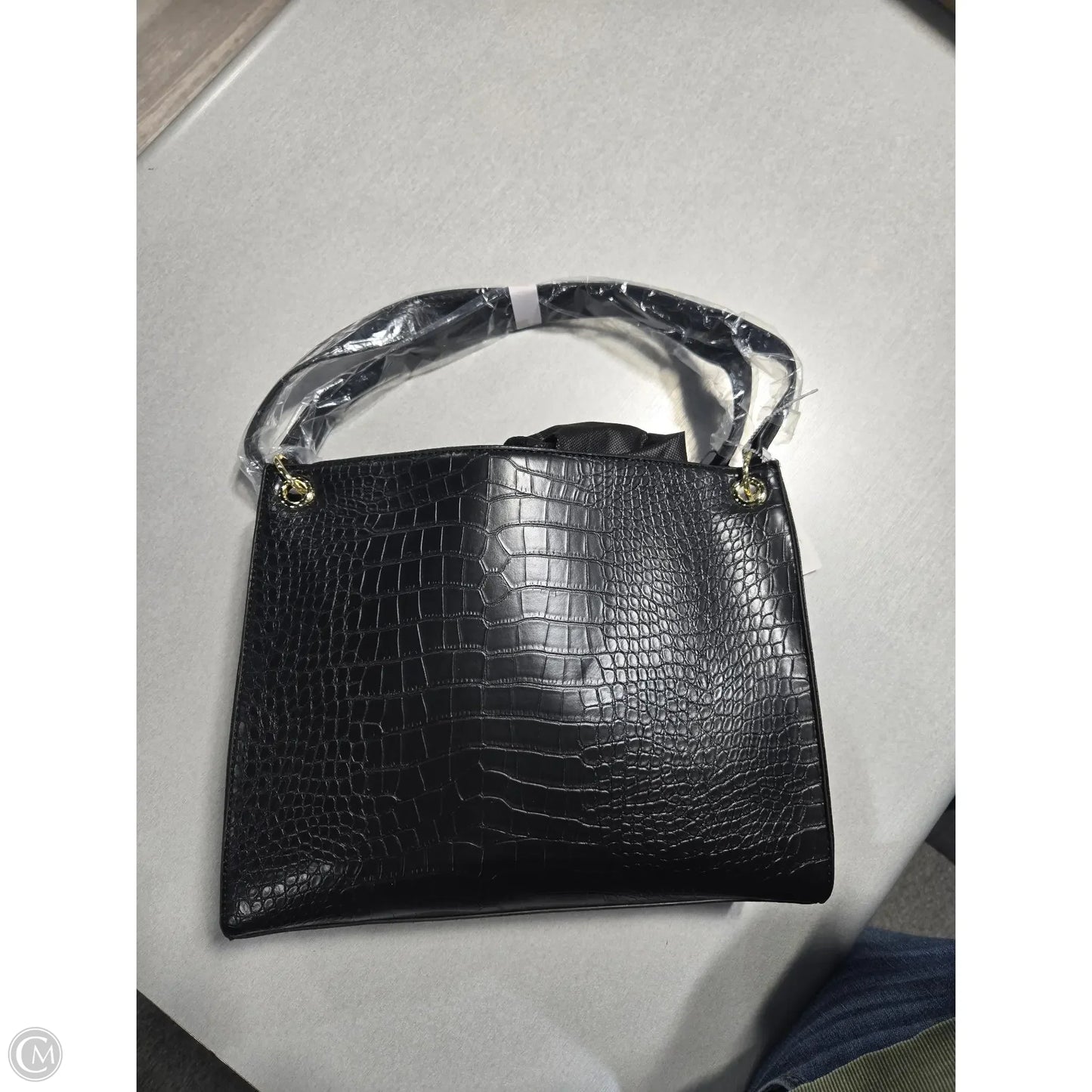 Handbag Leather By London Fog, Size: Large