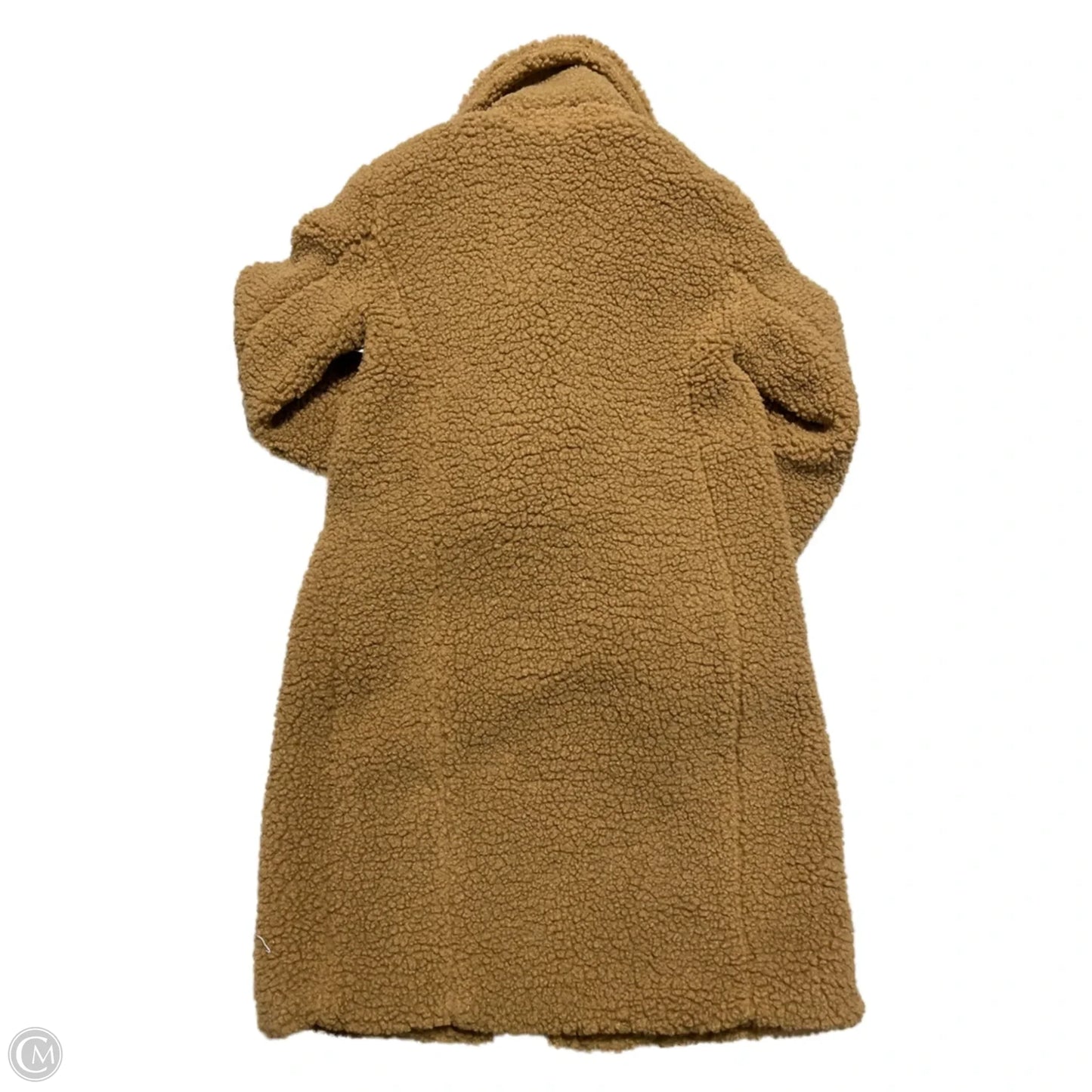 Coat Faux Fur & Sherpa By Cme In Brown, Size: Xs