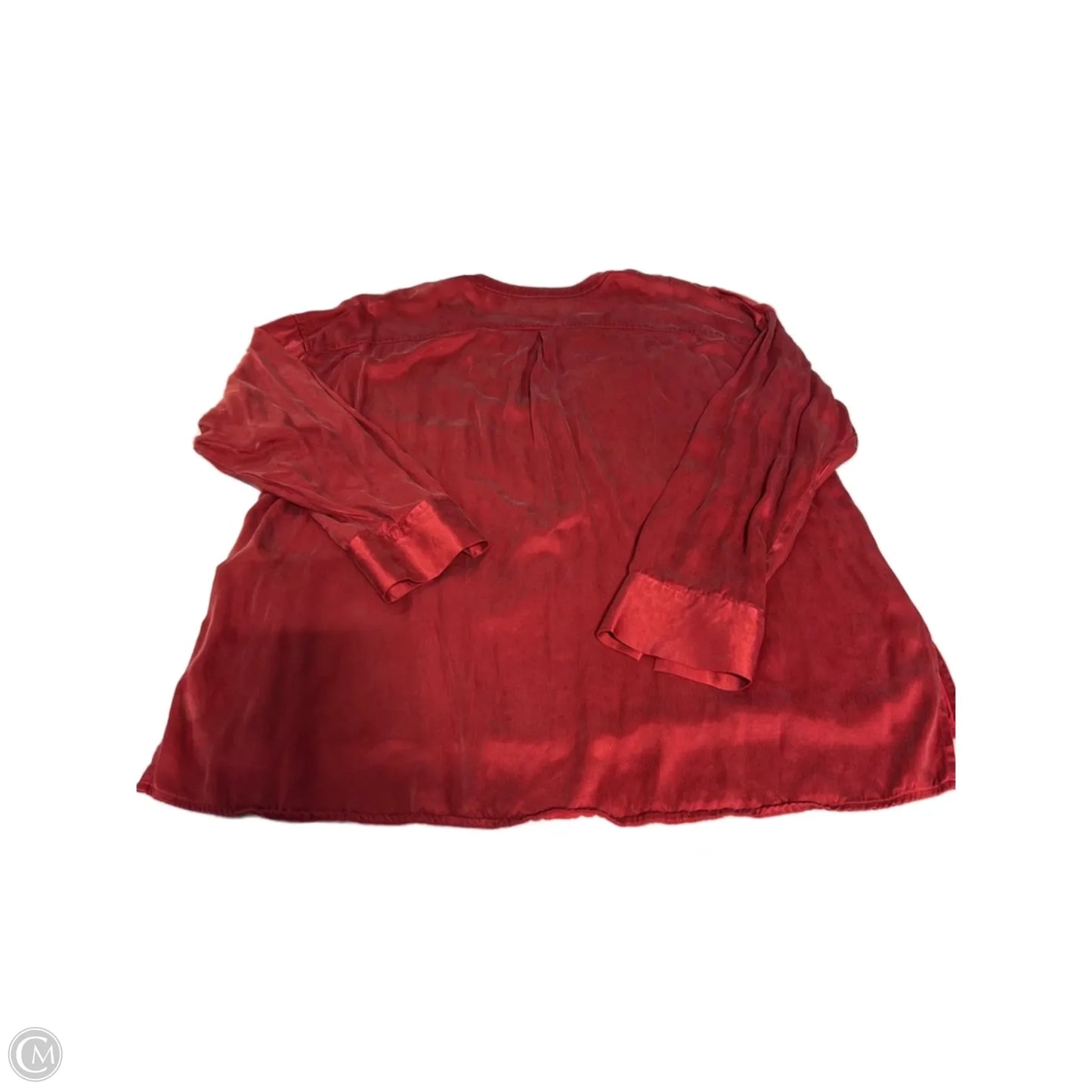 Top Long Sleeve By Not Your Daughters Jeans In Red, Size: L